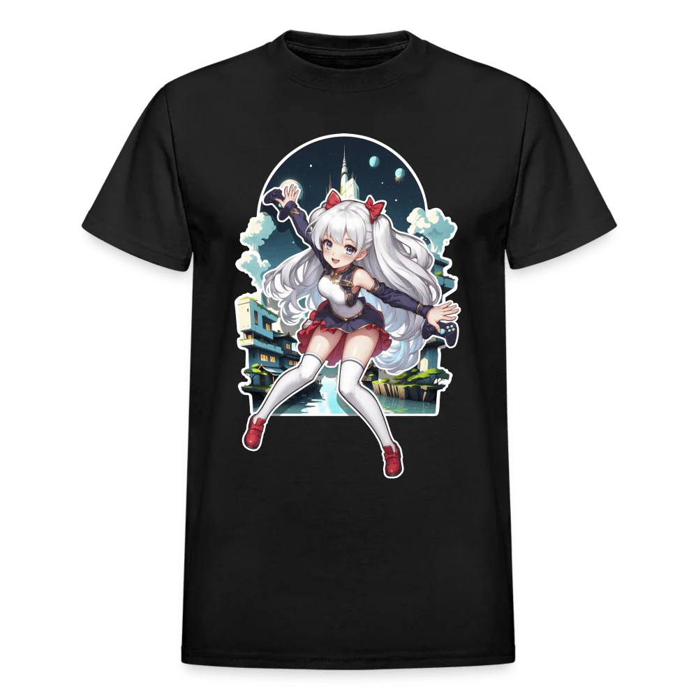 Anime Gamer Girl Magical Powerup T-Shirt
