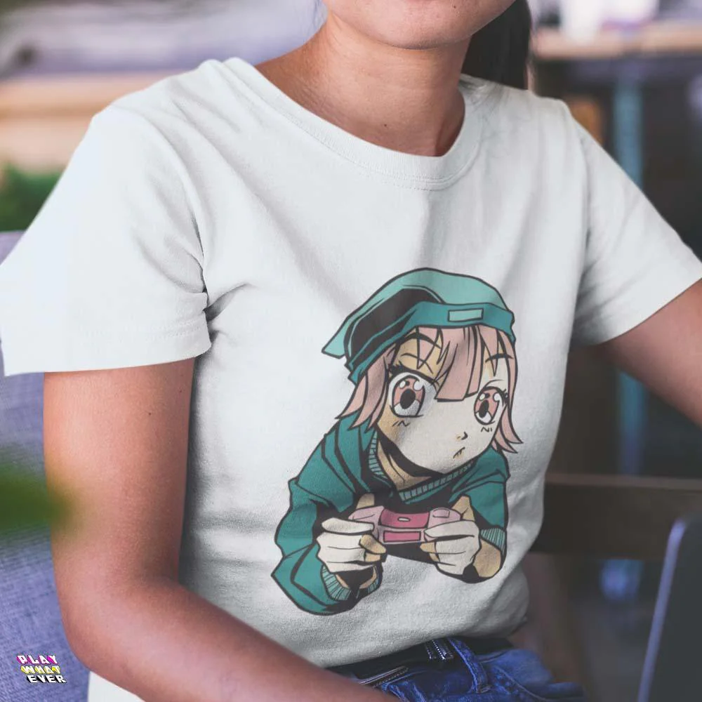 Anime Gamer Ultra Concentration Unisex T-Shirt - Image 4