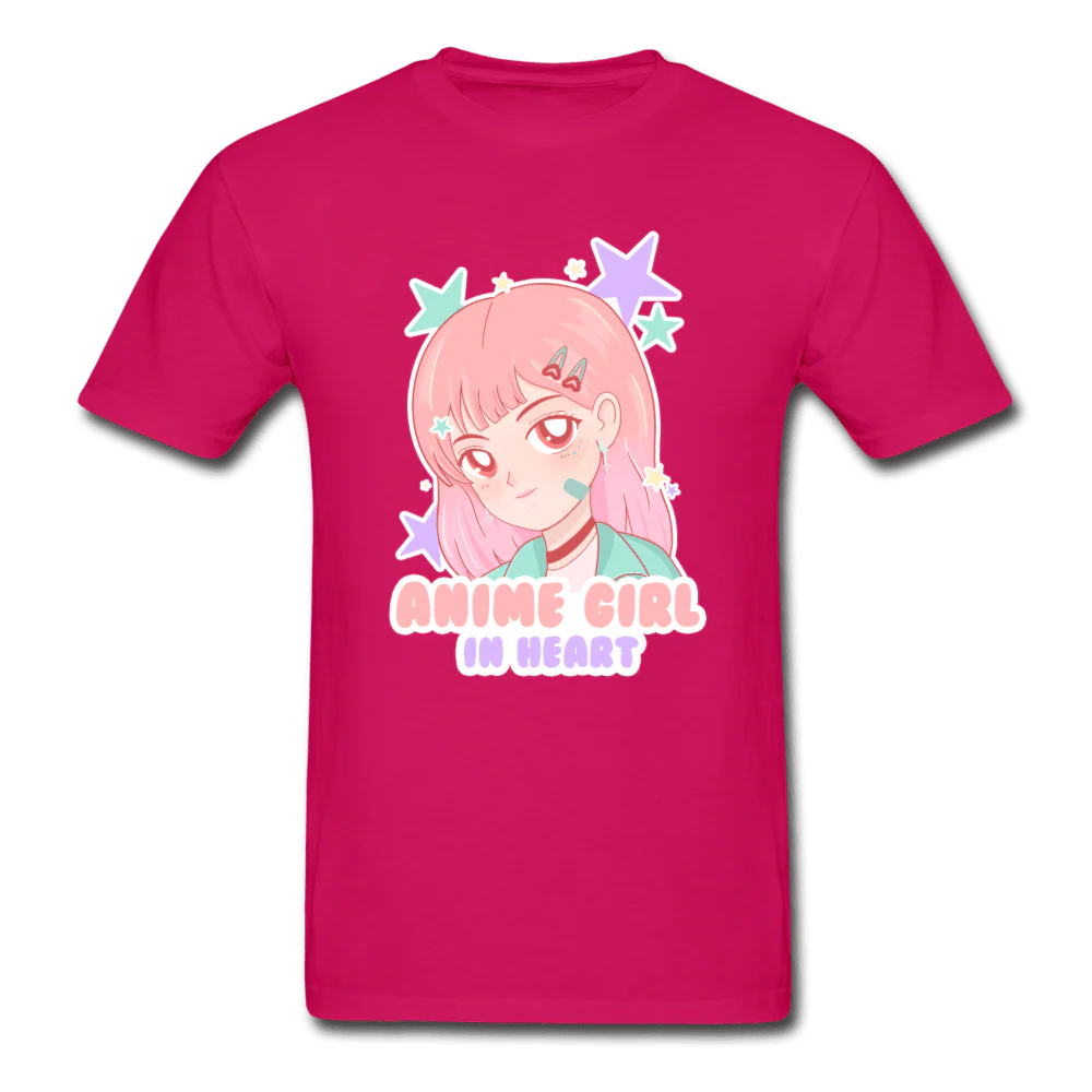 Anime Girl In Heart Cute Ultra Cotton T-Shirt - Image 3