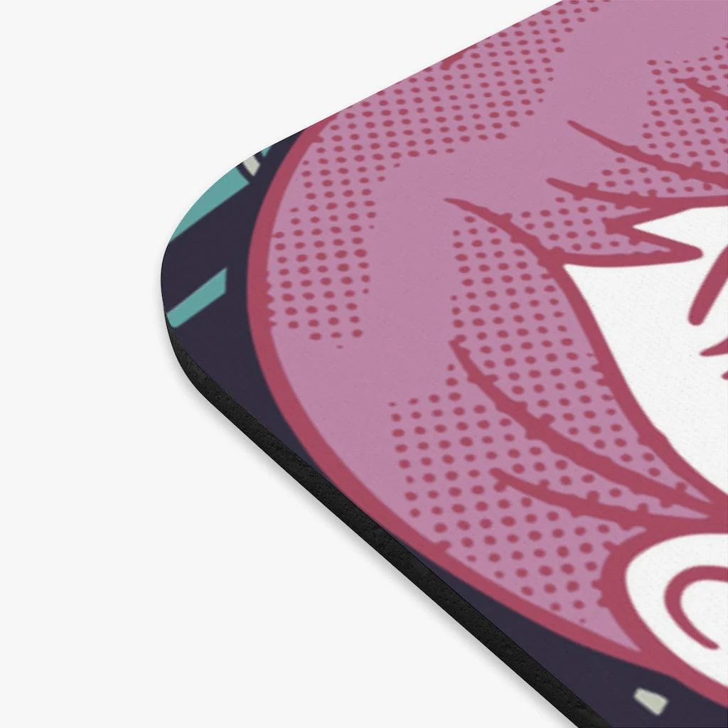 Anime School Girl in Japan Mouse Pad - Image 3