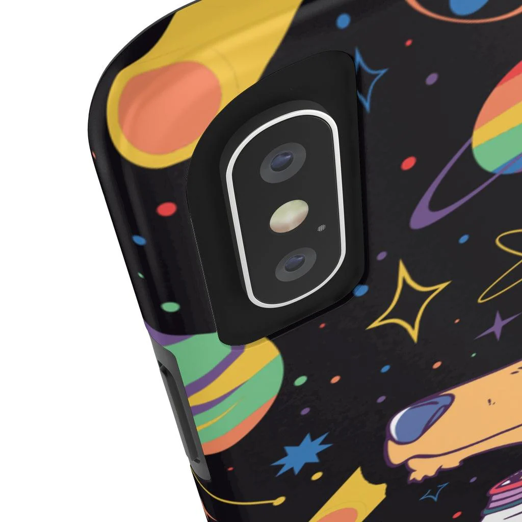 Astronaut Pup Gamer Tough Phone Case - Image 10