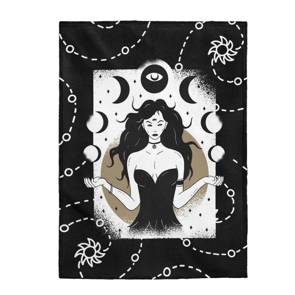 Asura Moon Goddess Blanket - Image 7