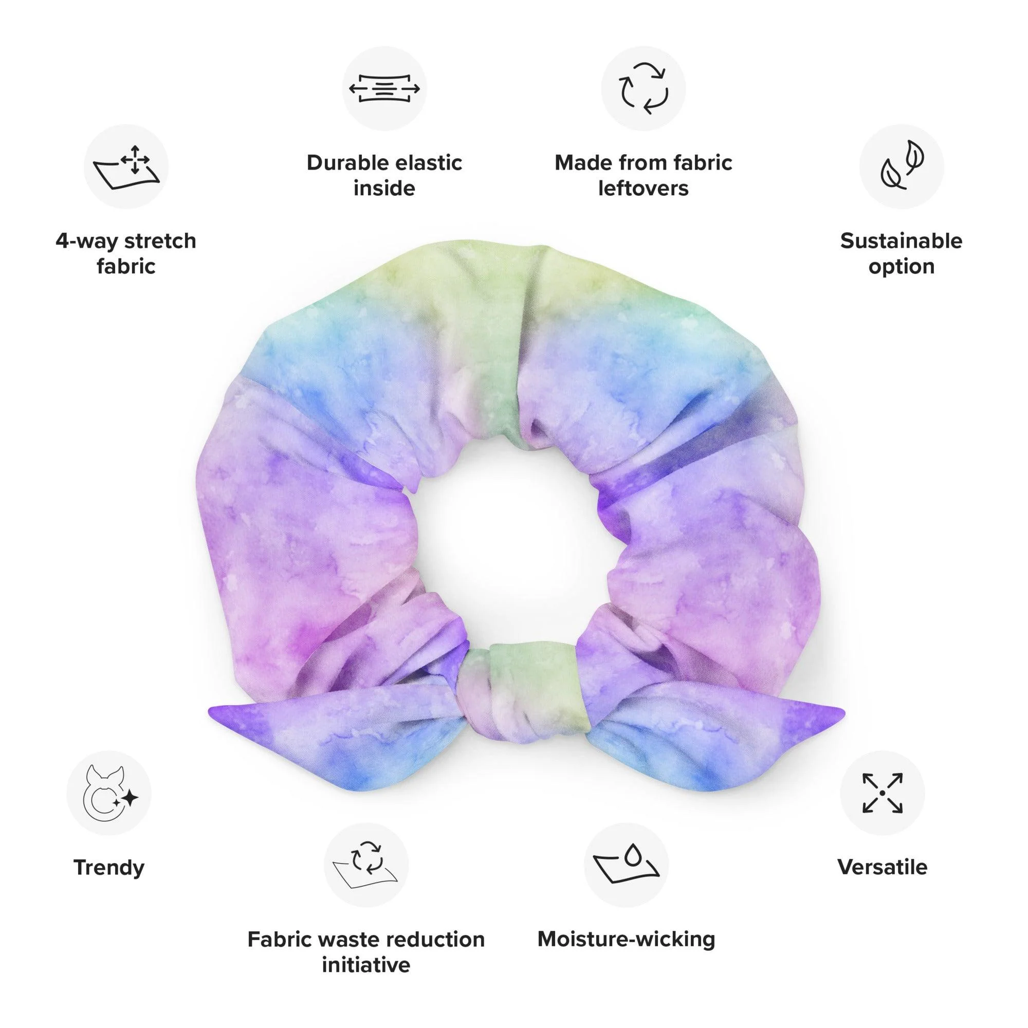 Aurora Galaxy Large Scrunchie - Image 3