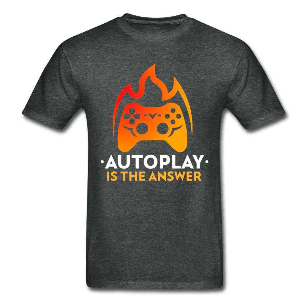 Auto Play is the Answer Gaming Ultra Cotton T-Shirt - Image 4