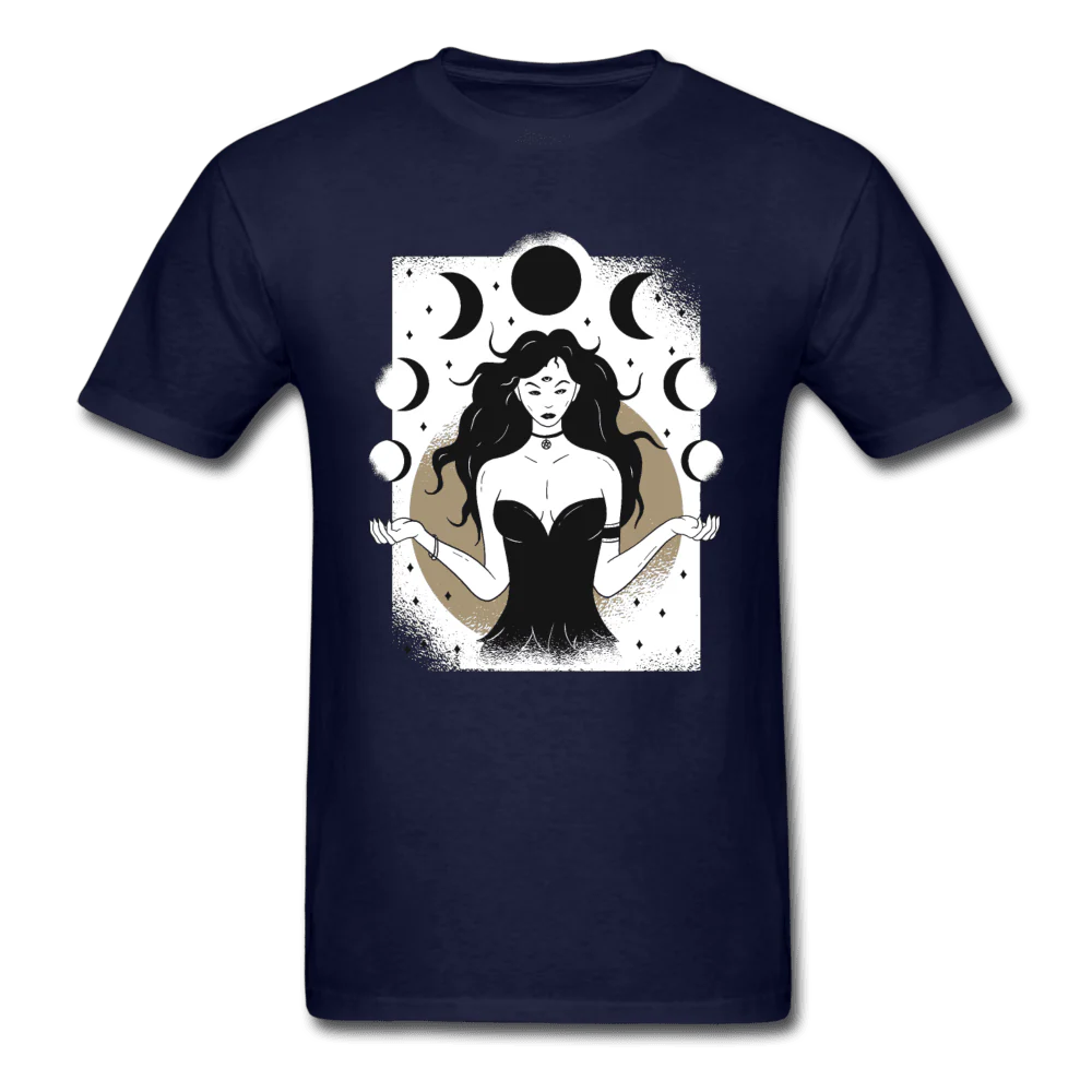 Black Moon Sorceress Unisex T-Shirt - Image 5