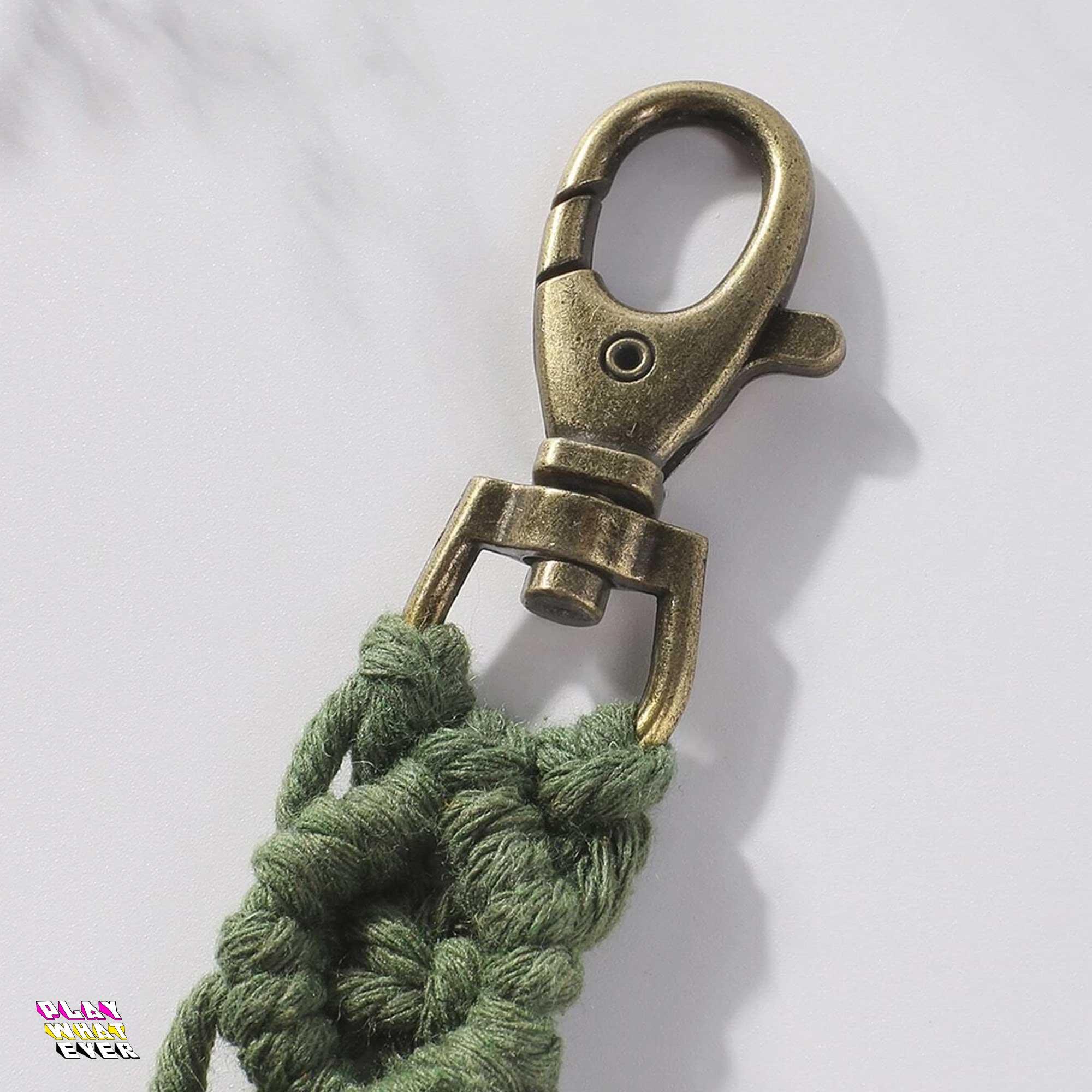 Boho Braided Tassel Knotted Keychain - Image 2