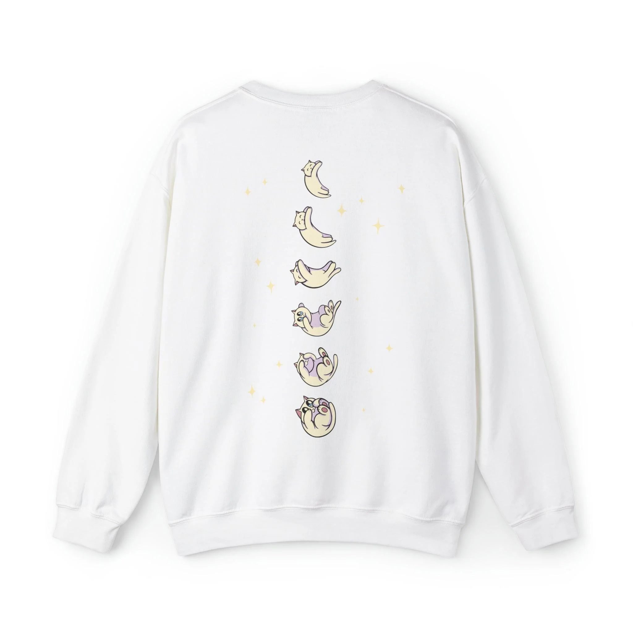 Cat Moon Phases Unisex Sweatshirt - Image 9