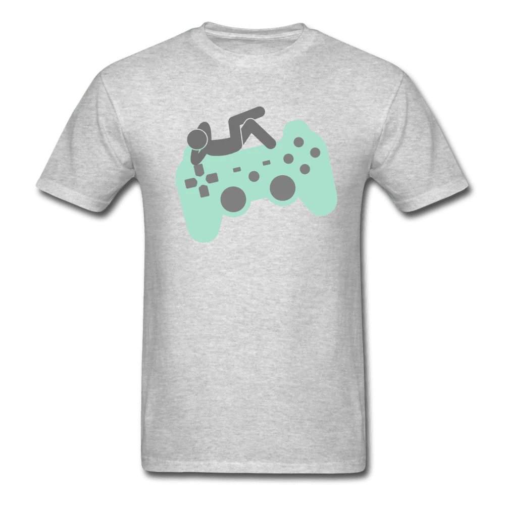 Chillaxing on a Controller Unisex Gamer T-Shirt - Image 5