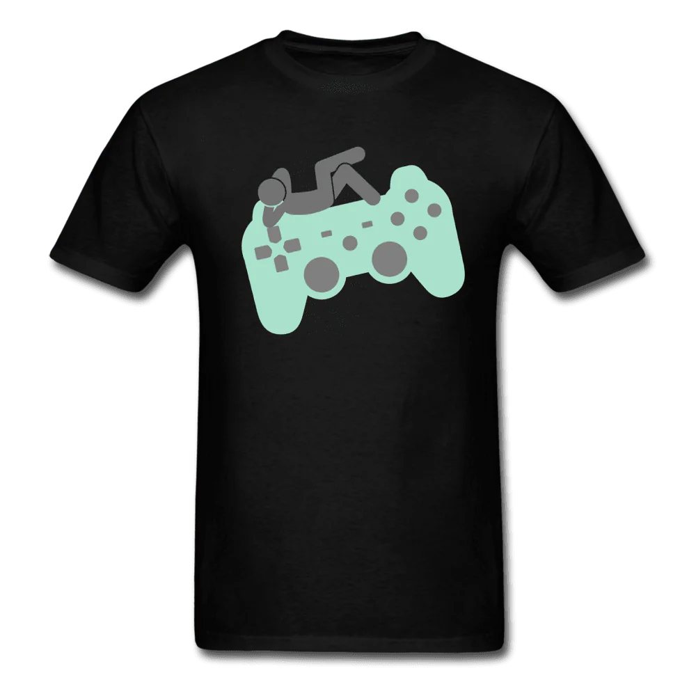 Chillaxing on a Controller Unisex Gamer T-Shirt - Image 6