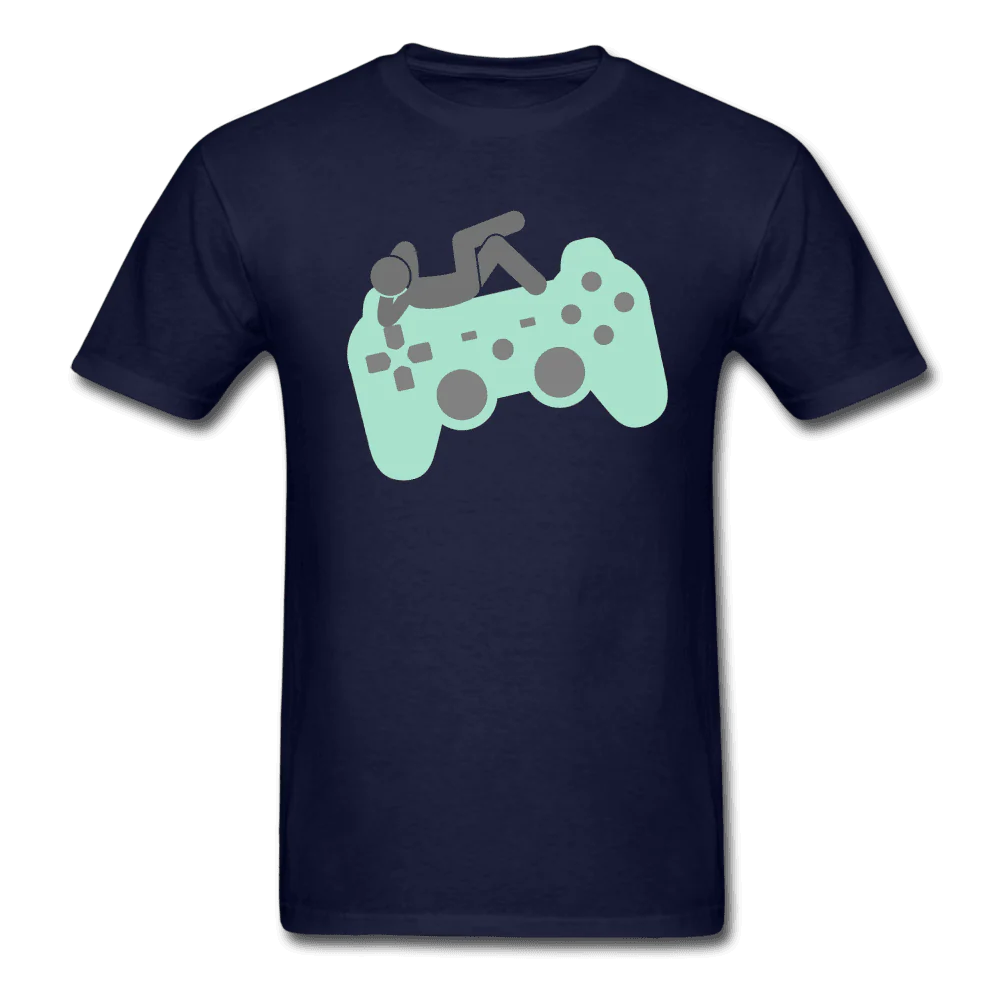 Chillaxing on a Controller Unisex Gamer T-Shirt - Image 7