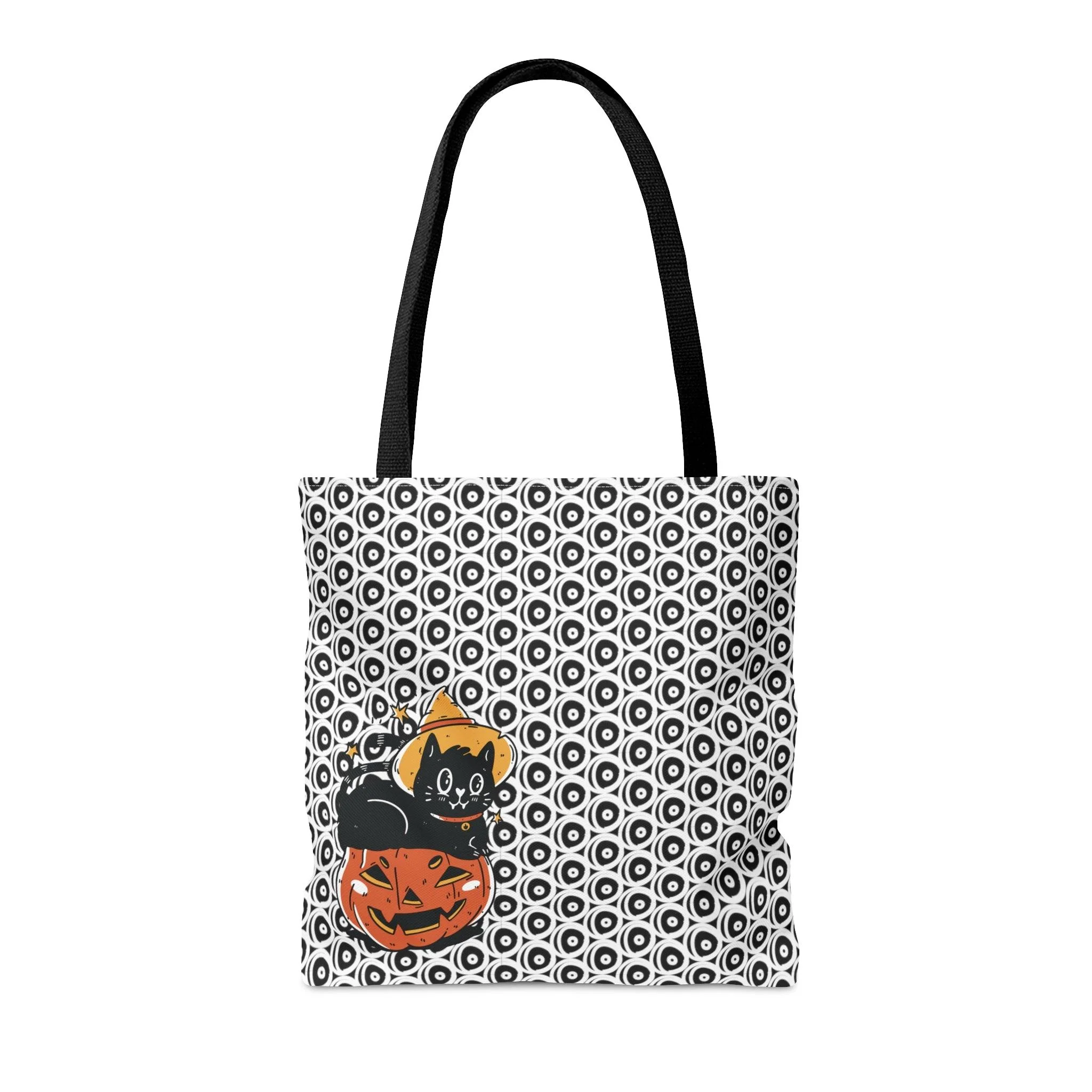 Chillin' on My Pumpkin Cat Tote Bag - Image 5