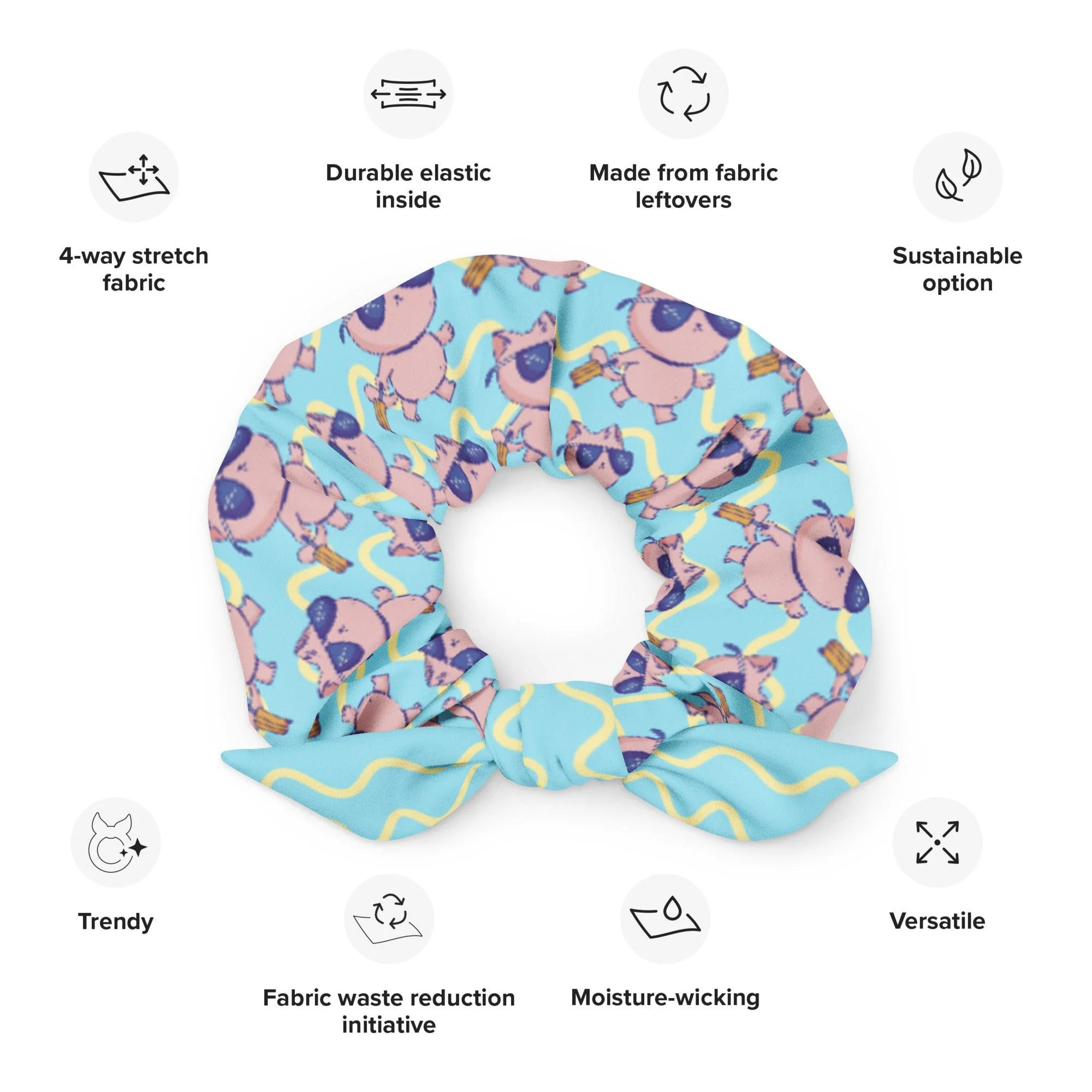 Cool Cat Travel Large Scrunchie - Image 3