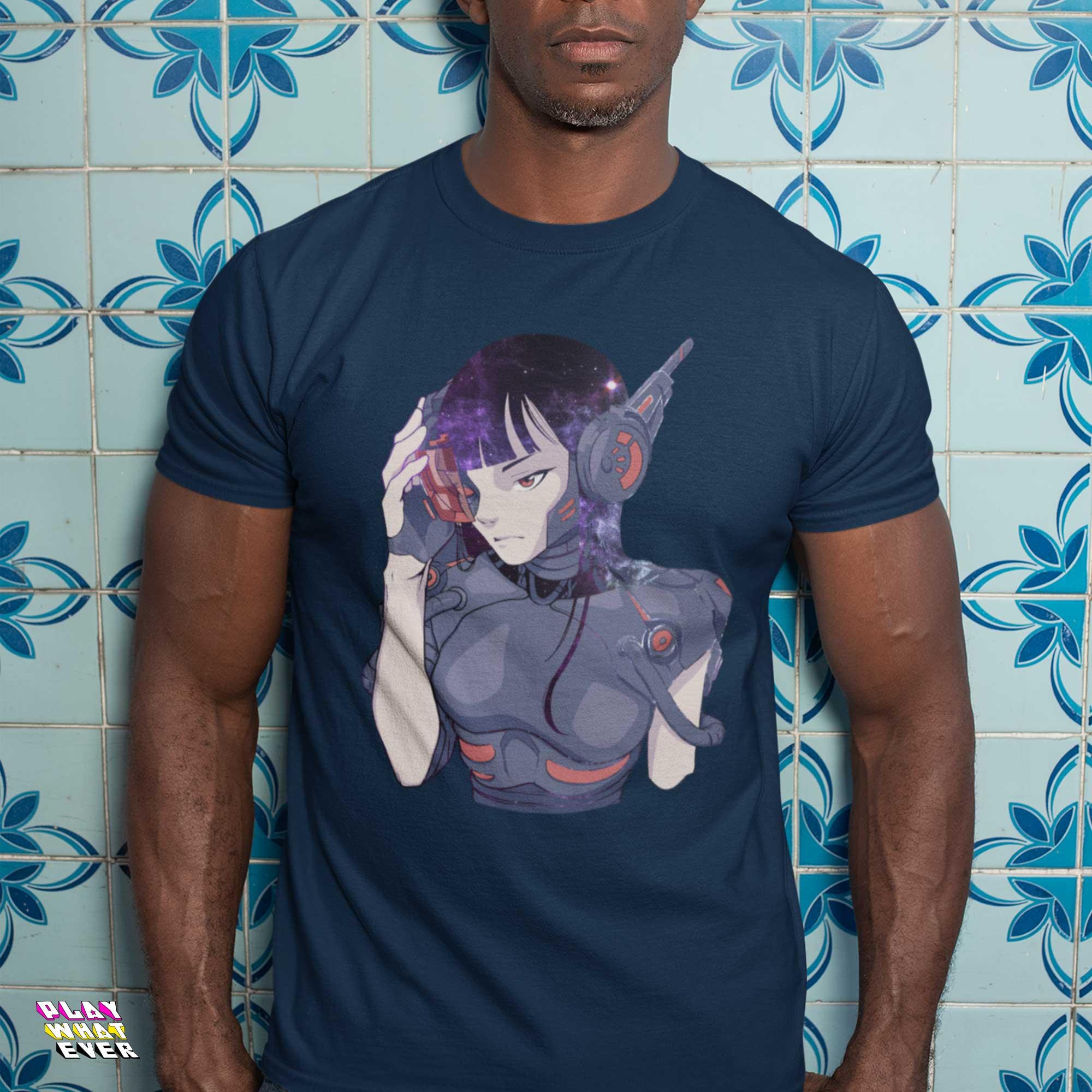 Cosmic Battle Anime T-Shirt - Image 2