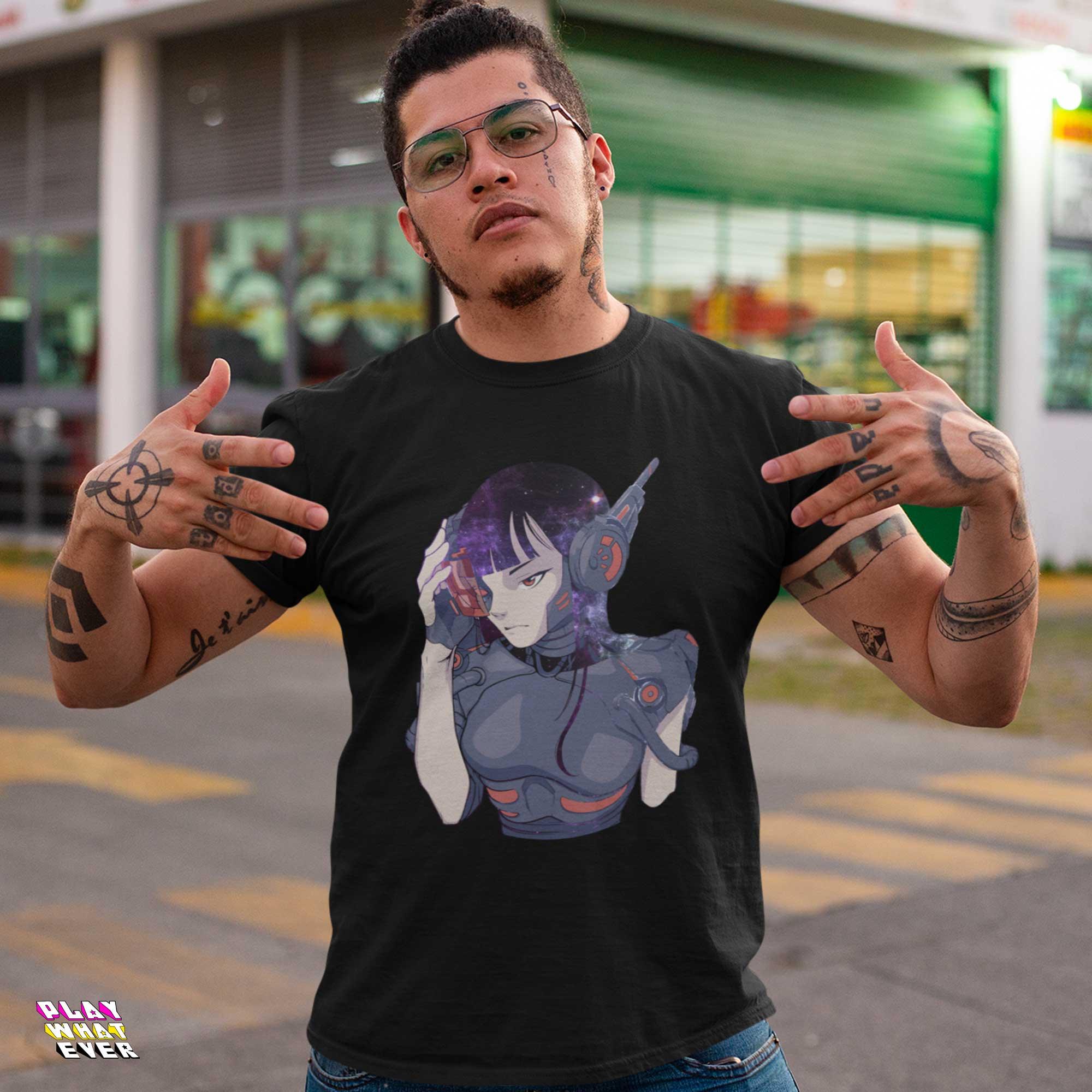 Cosmic Battle Anime T-Shirt - Image 3