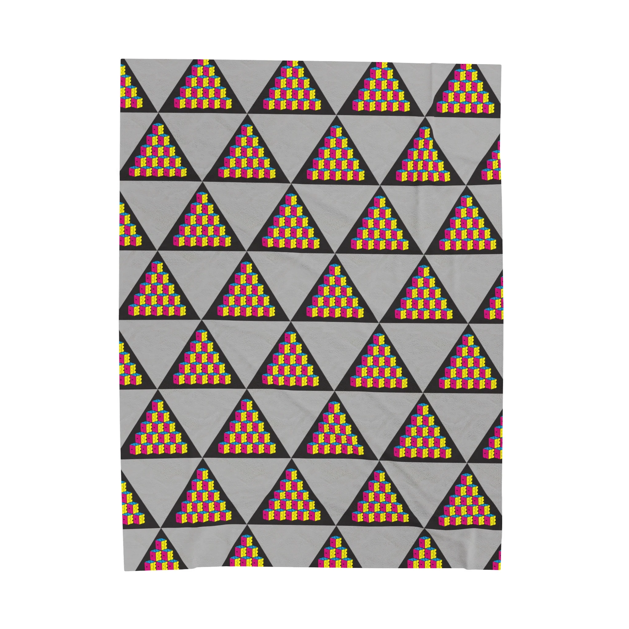 Cube Velveteen Plush Blanket - Image 4
