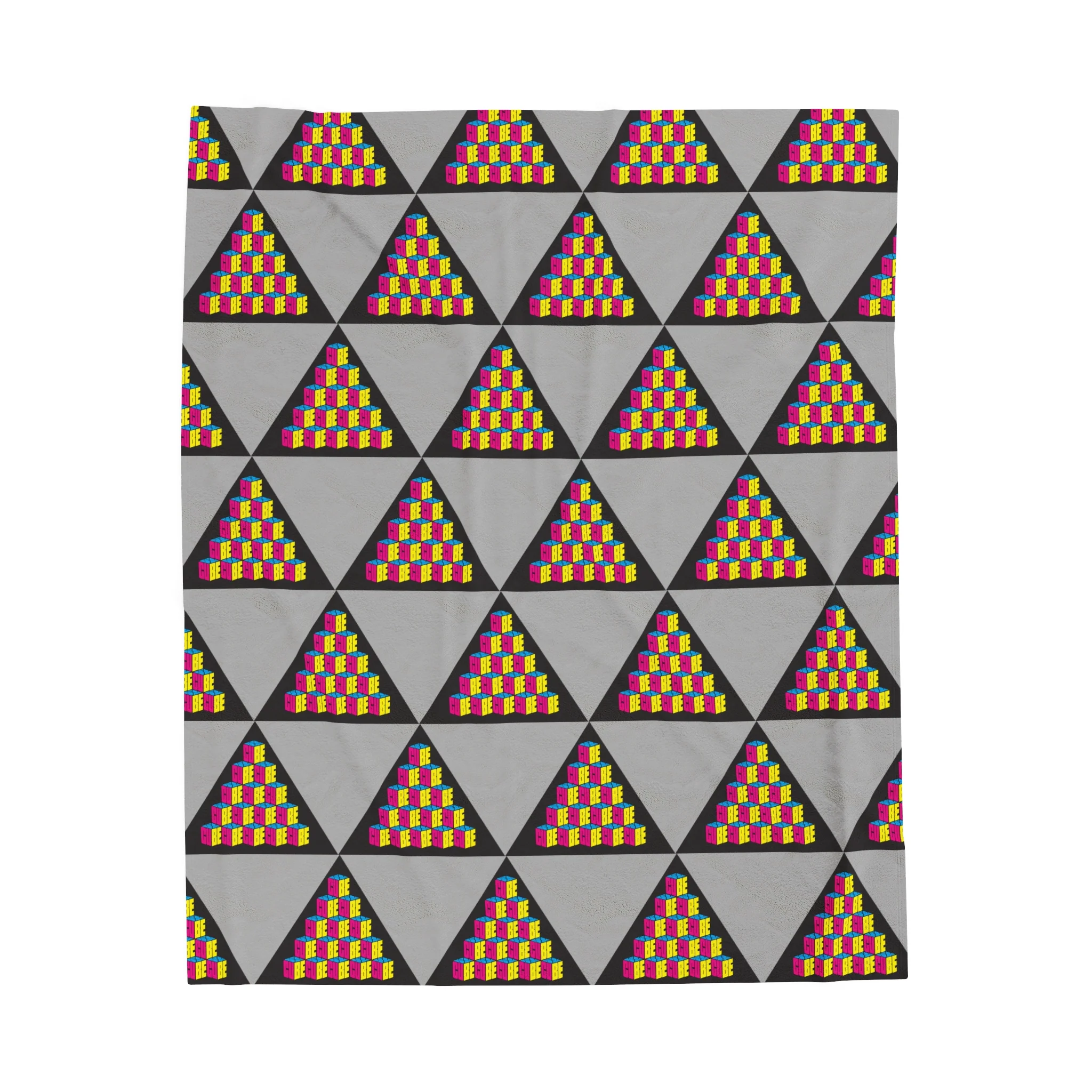 Cube Velveteen Plush Blanket - Image 5