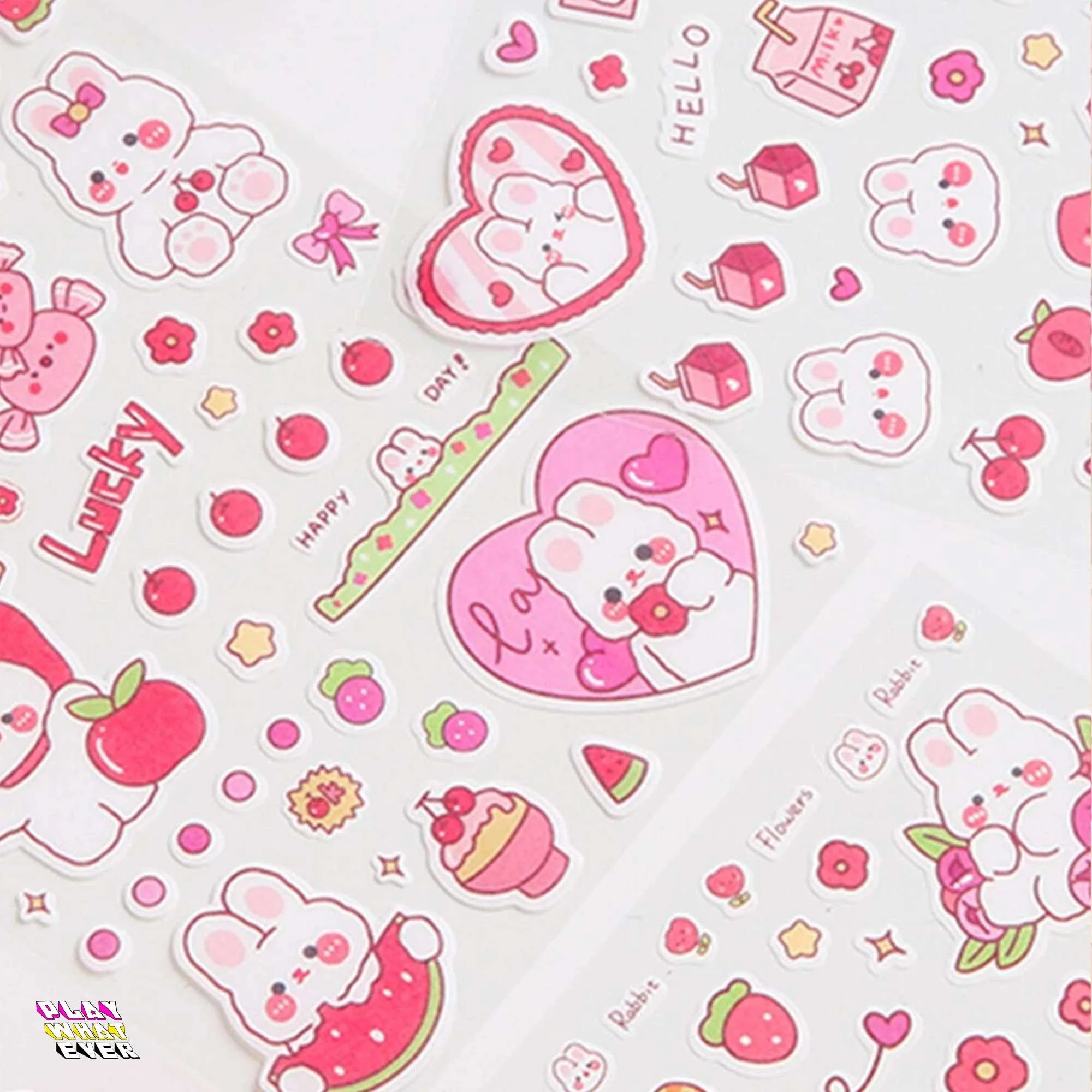 Cute Animal Semi-Transparent Washi Sticker Sheets - Image 3