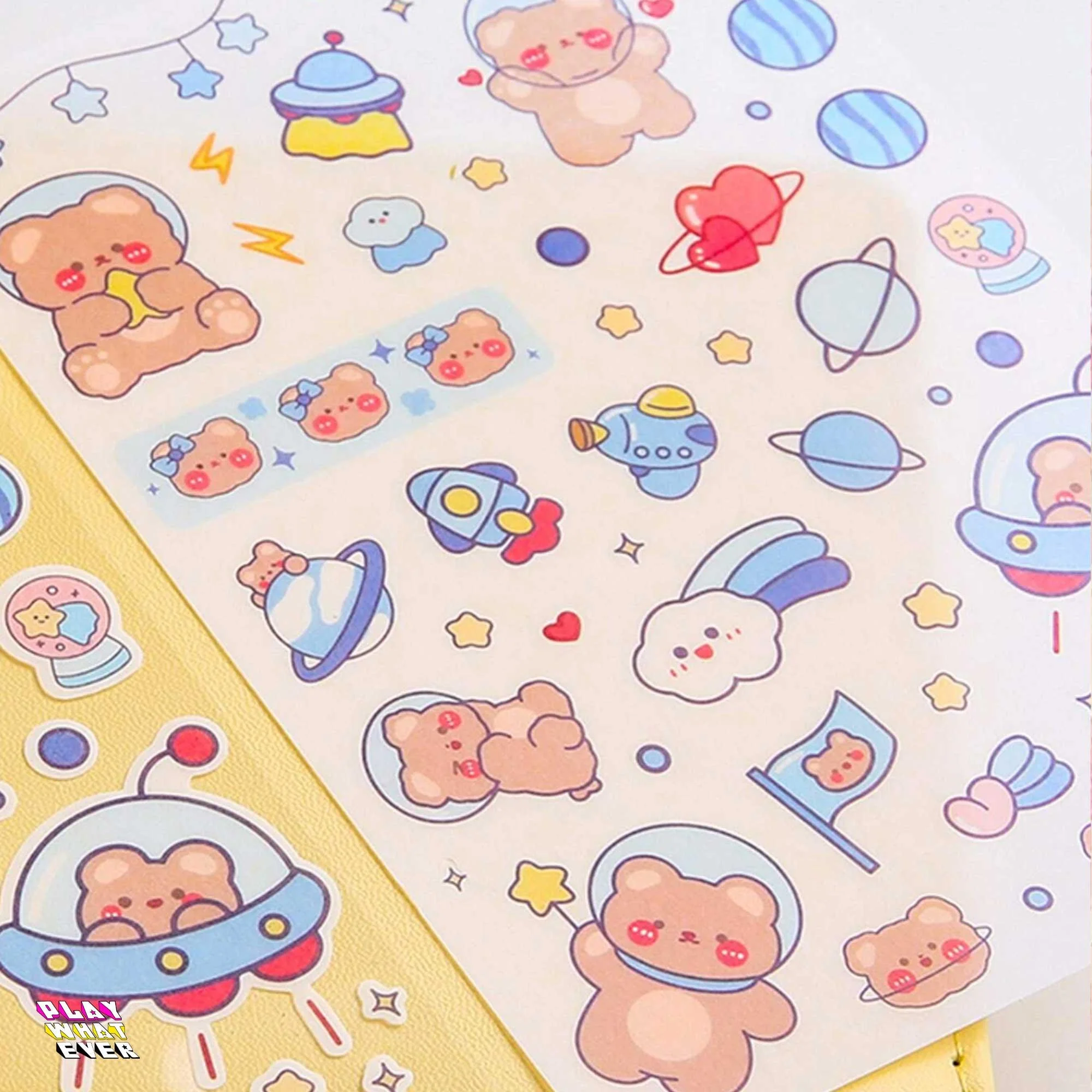 Cute Animal Semi-Transparent Washi Sticker Sheets - Image 5