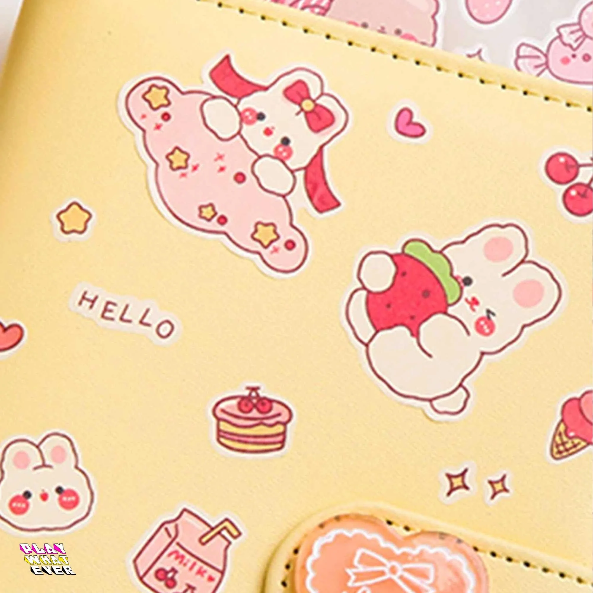 Cute Animal Semi-Transparent Washi Sticker Sheets - Image 6