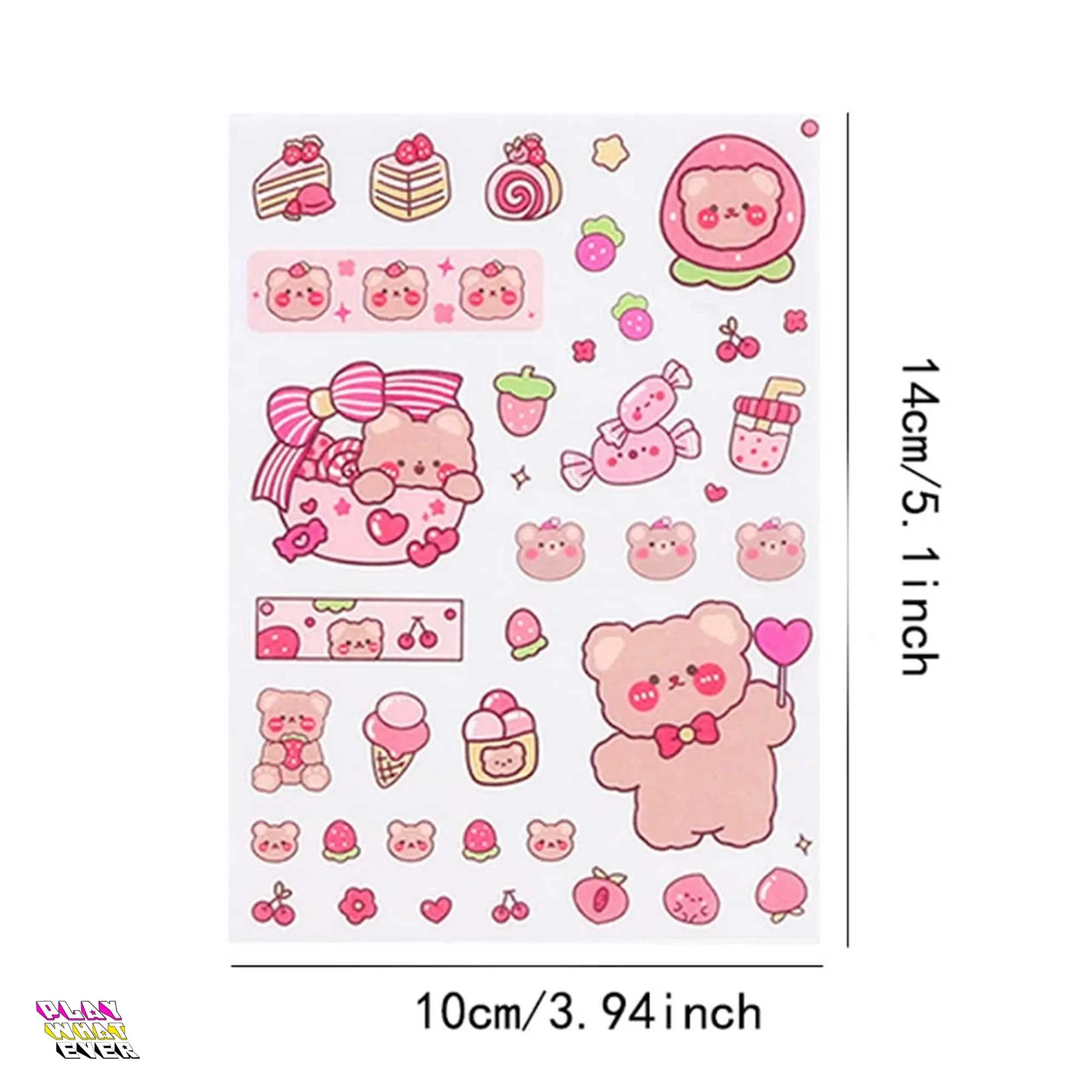 Cute Animal Semi-Transparent Washi Sticker Sheets - Image 7