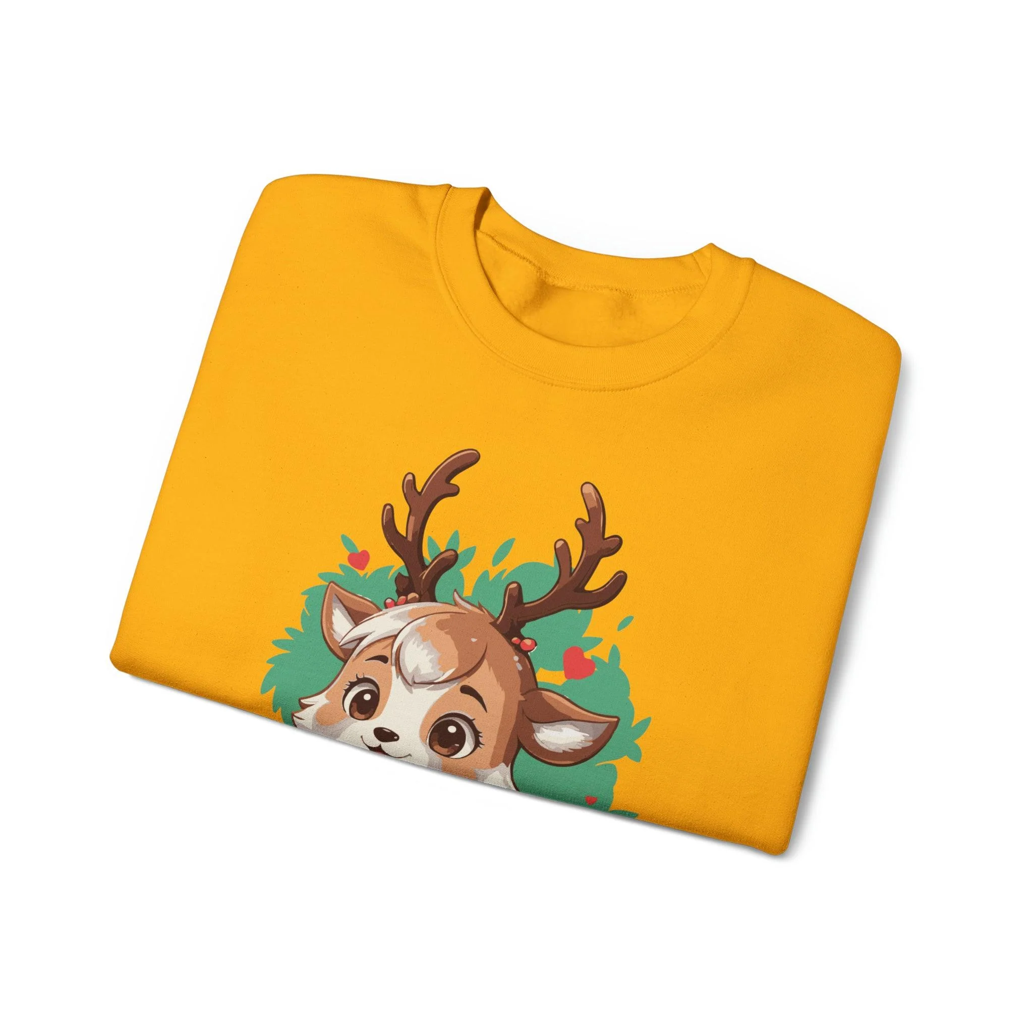 Cute Christmas Anime Reindeer Sweatshirt - Image 10