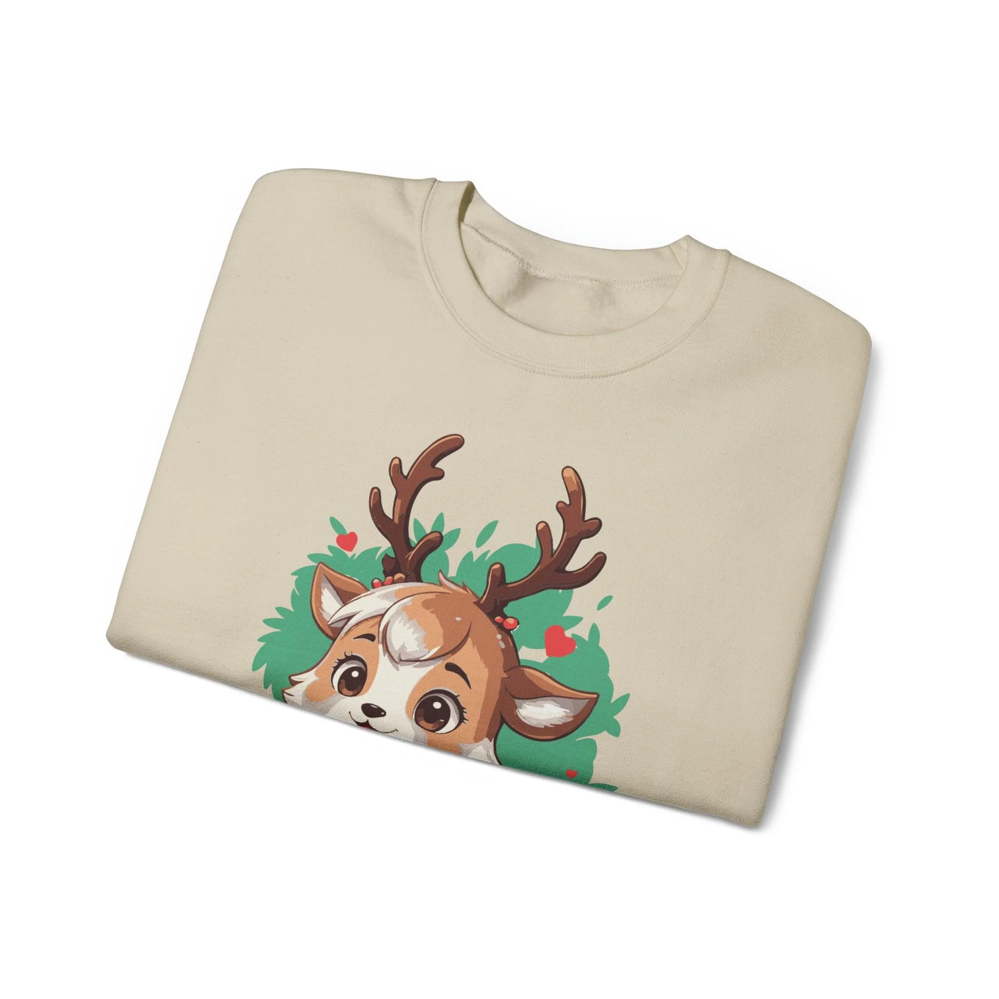 Cute Christmas Anime Reindeer Sweatshirt - Image 13