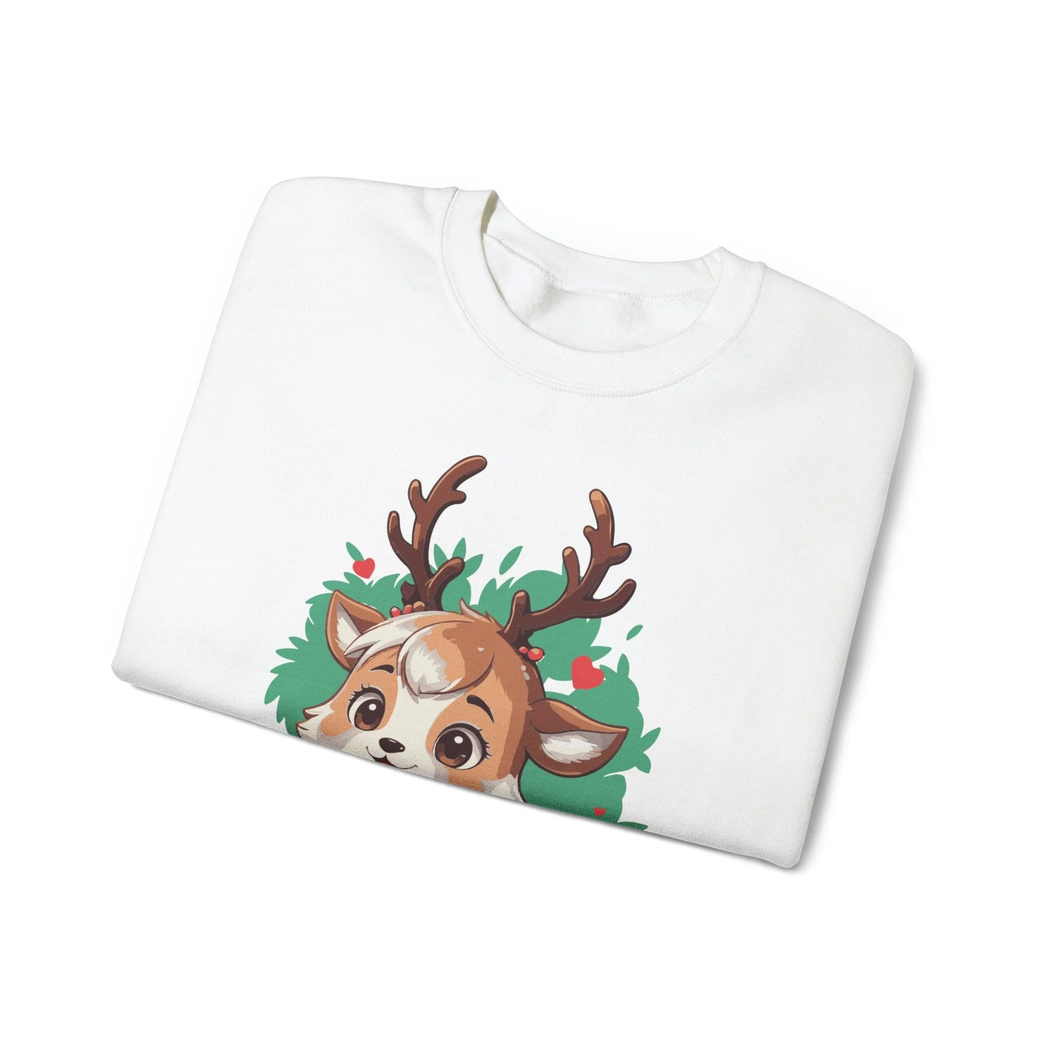 Cute Christmas Anime Reindeer Sweatshirt - Image 16