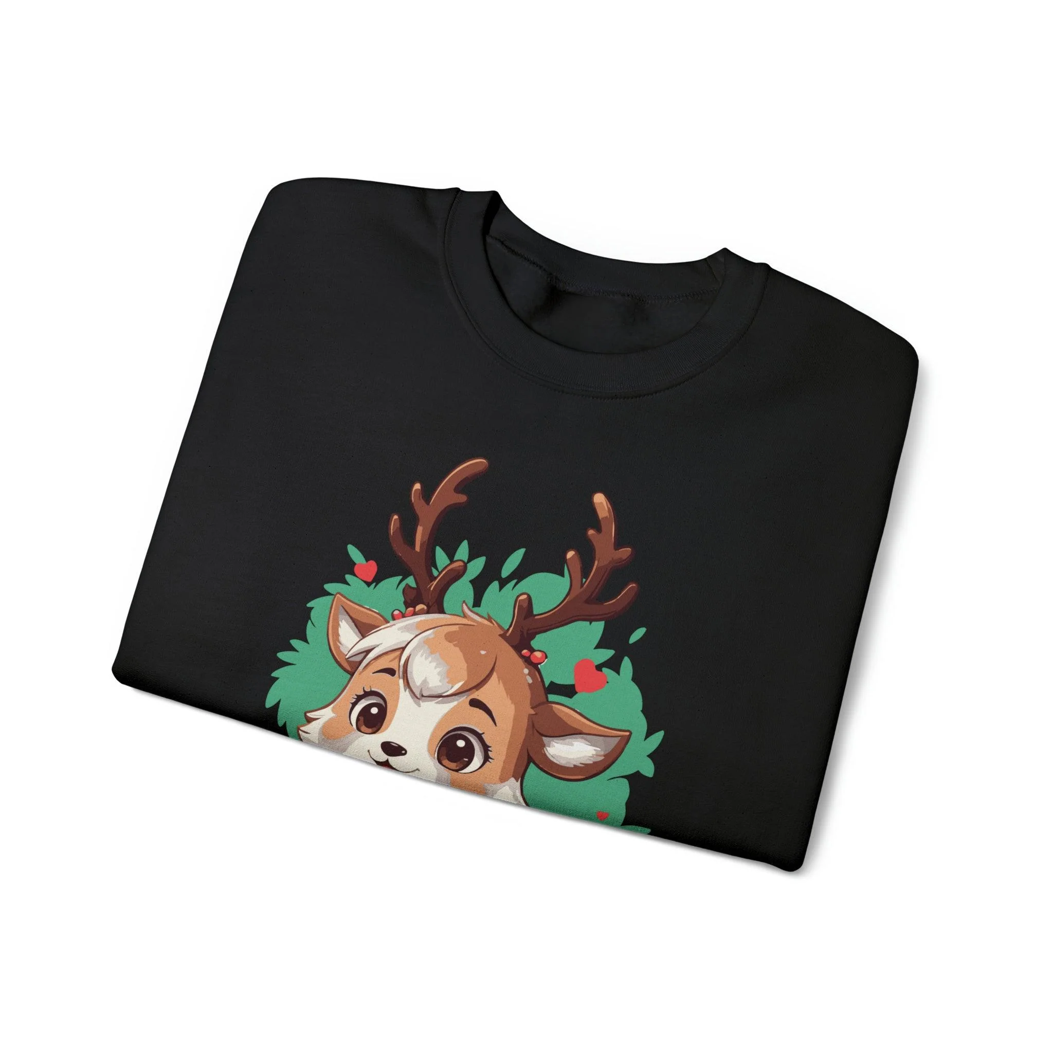 Cute Christmas Anime Reindeer Sweatshirt - Image 19