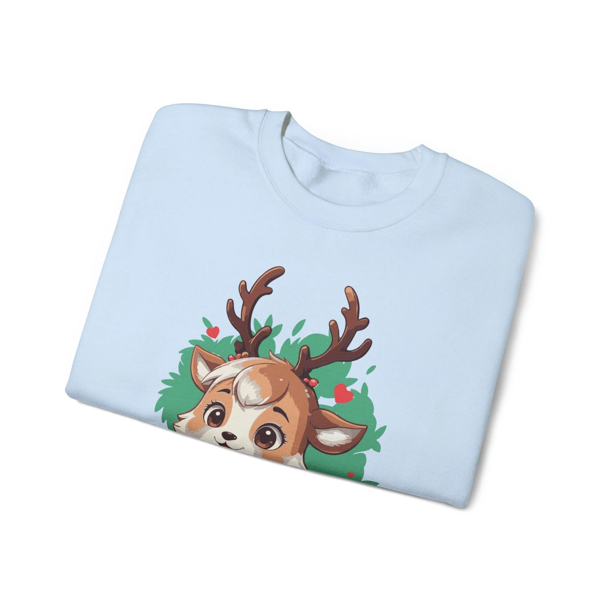 Cute Christmas Anime Reindeer Sweatshirt - Image 7