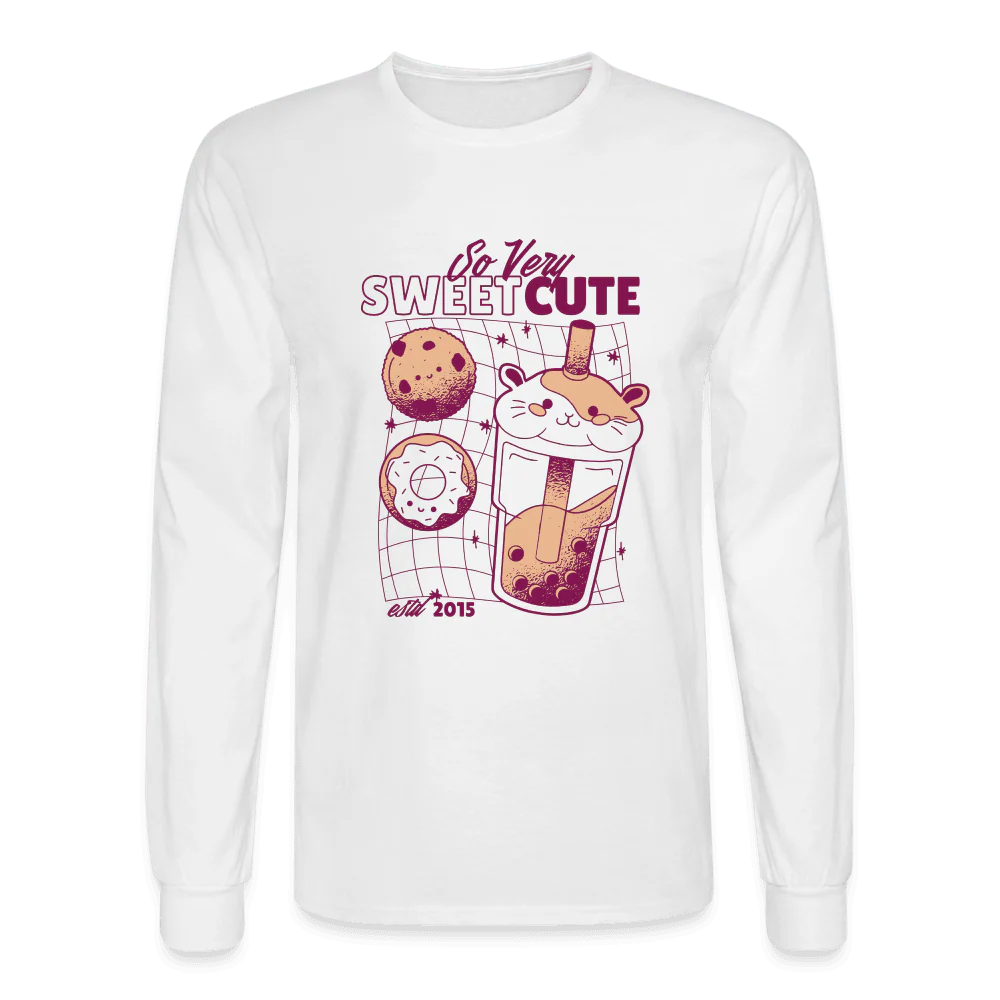 Cute Dessert Time Long Sleeve T-Shirt - Image 3