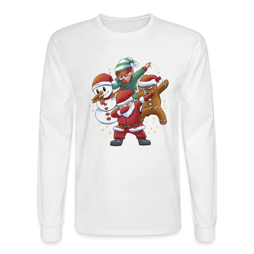 Dapping Christmas Long Sleeve T-Shirt - Image 3