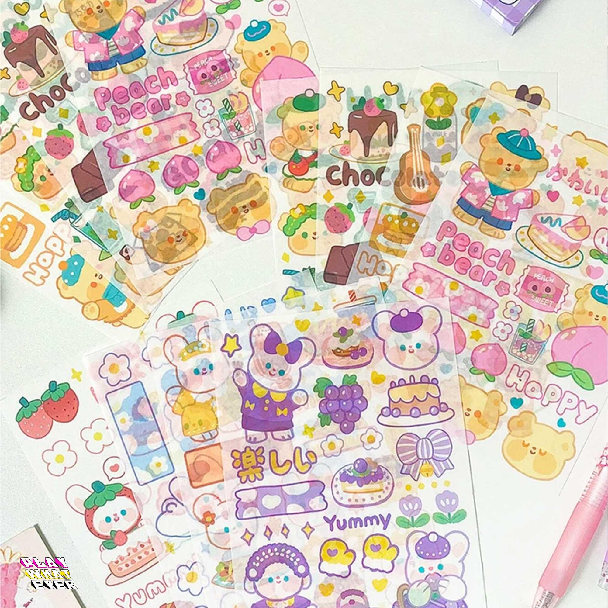 DIY Animal Party Washi Sticker Sheets - Image 2