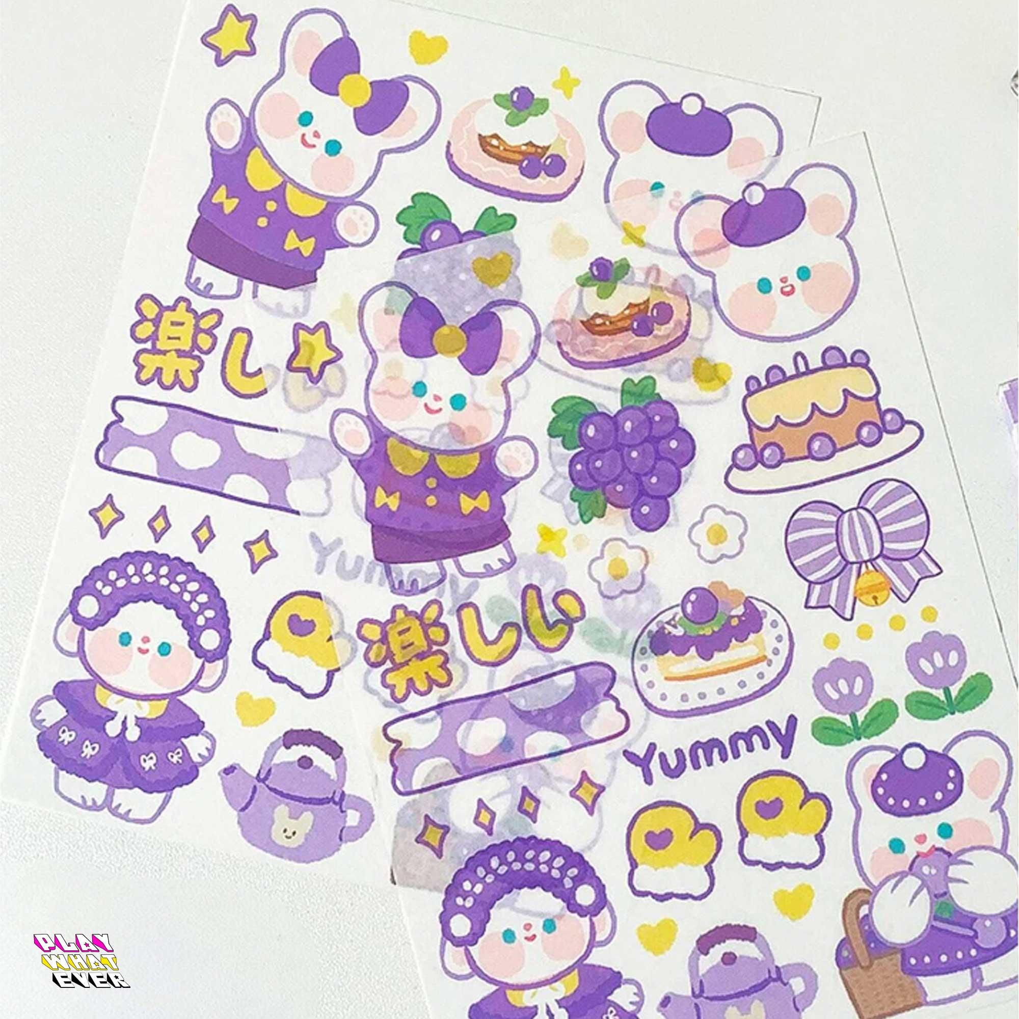 DIY Animal Party Washi Sticker Sheets - Image 4