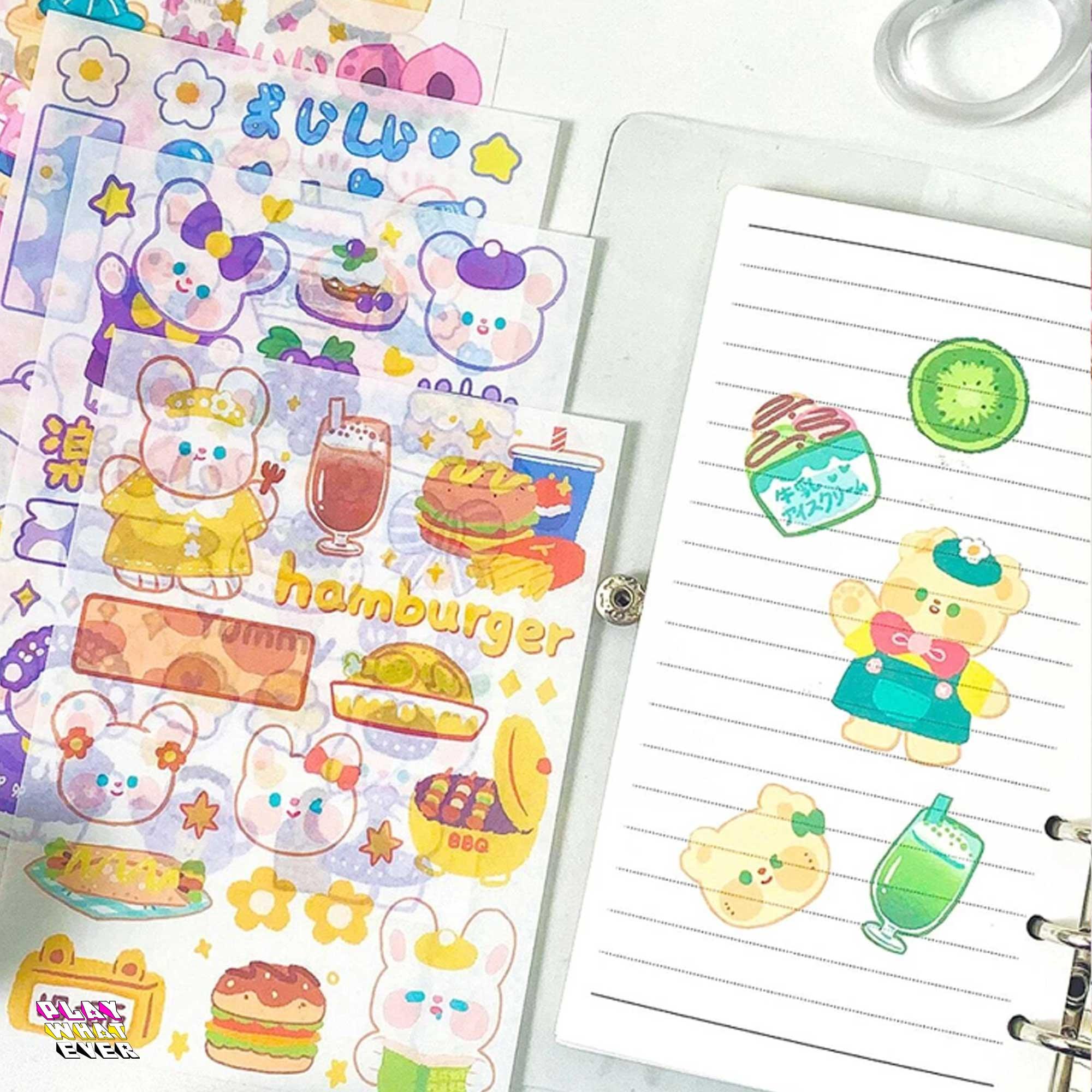 DIY Animal Party Washi Sticker Sheets - Image 5