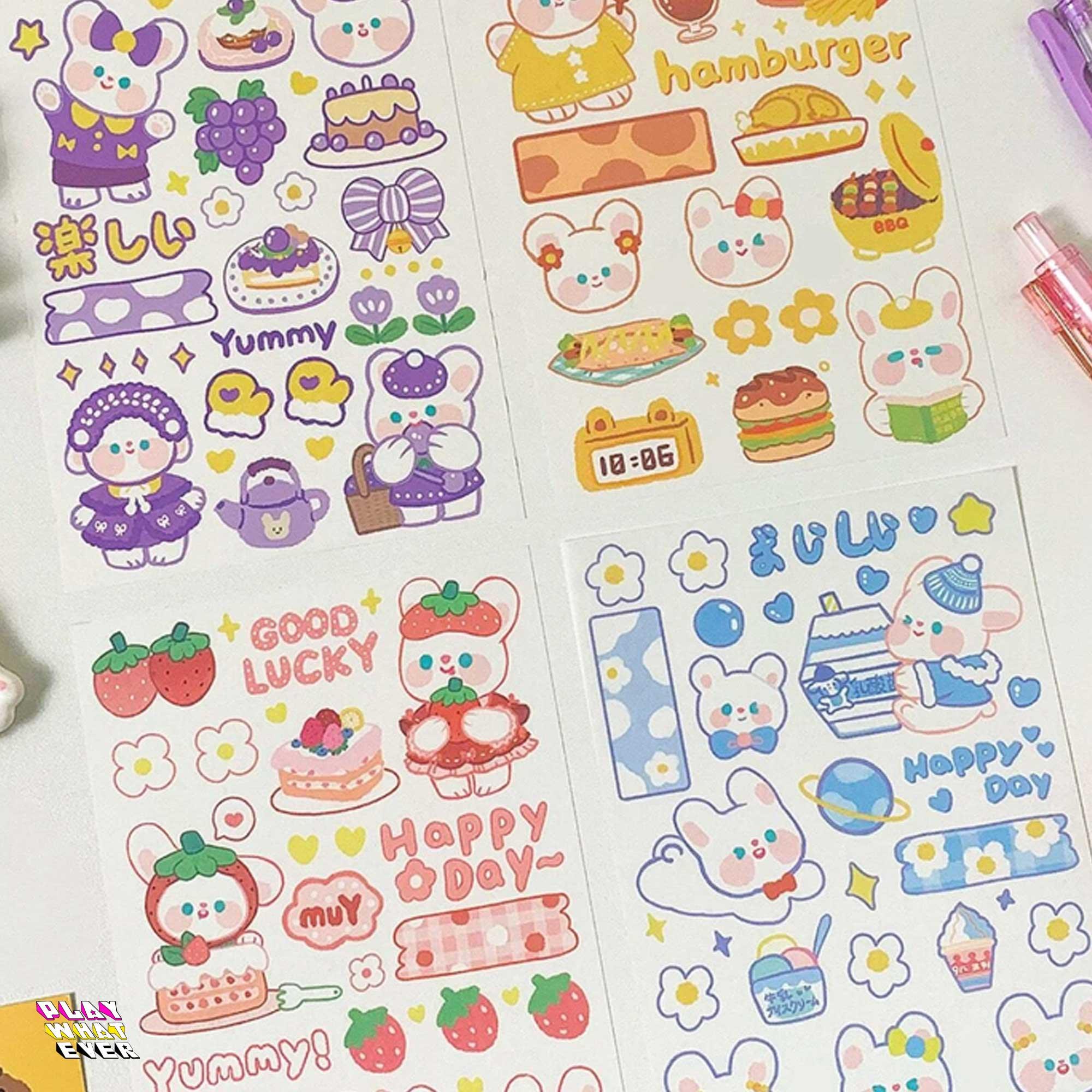 DIY Animal Party Washi Sticker Sheets - Image 6