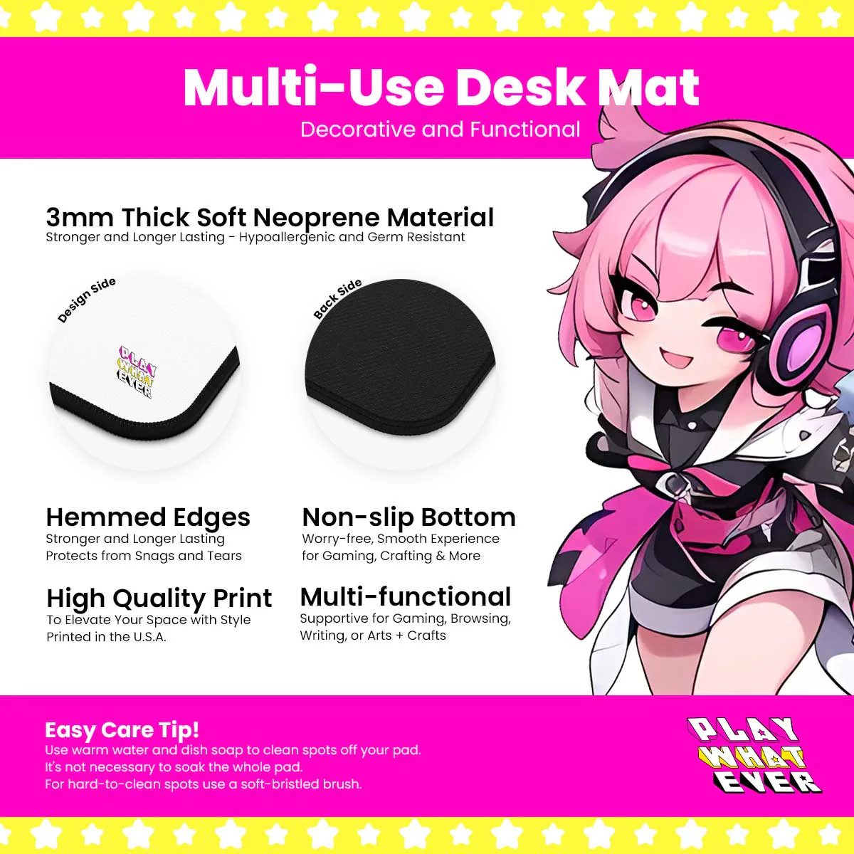 Dreamcore Starfall Desk Mat (3 Sizes) - Image 5