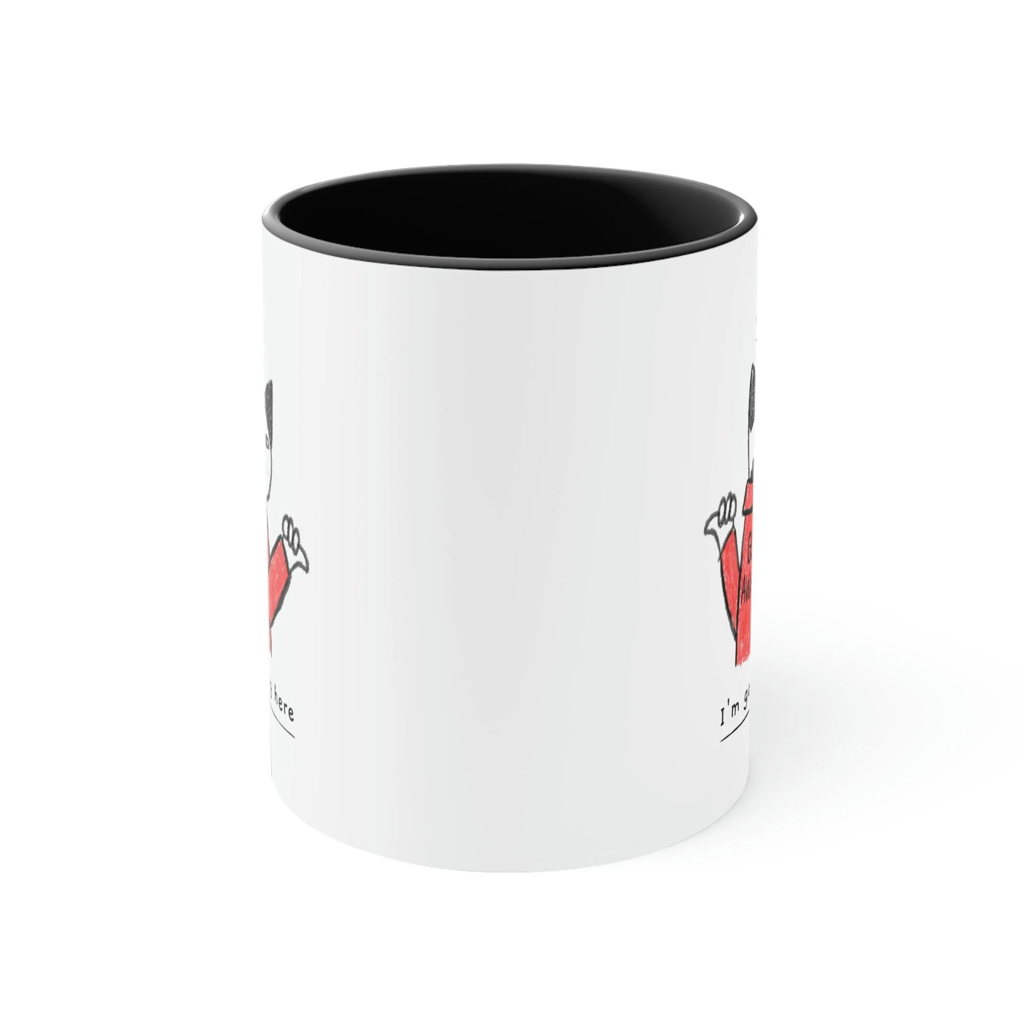Dude, I'm Gaming Here Colored 11oz Gamer Mug - Image 6