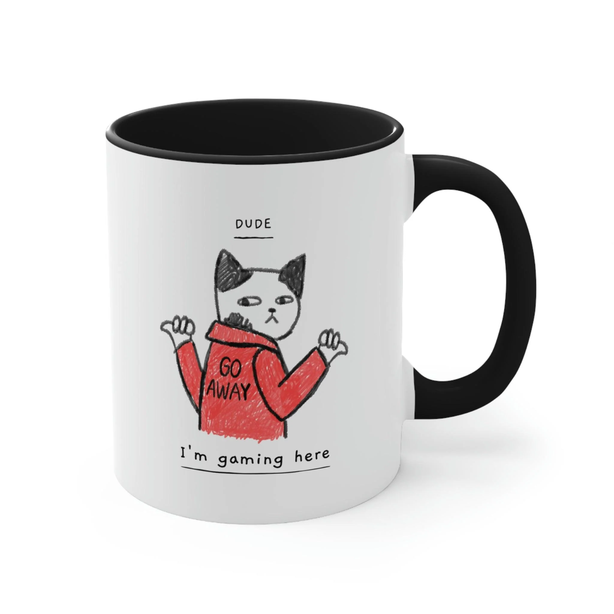 Dude, I'm Gaming Here Colored 11oz Gamer Mug - Image 7