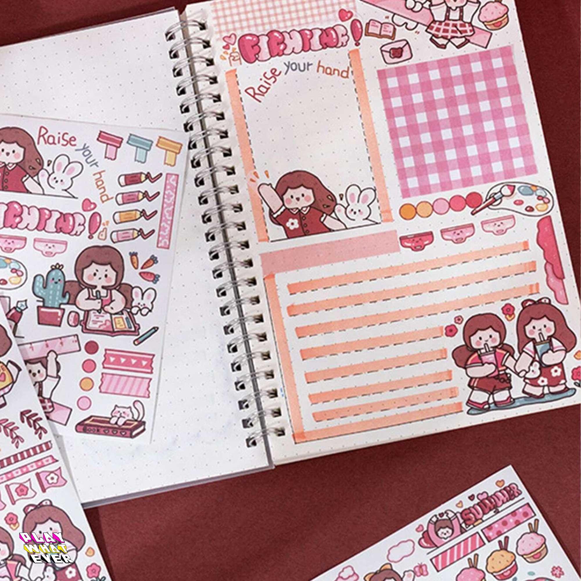 Enjoying Life of Colors Sticker Sheet - Image 2