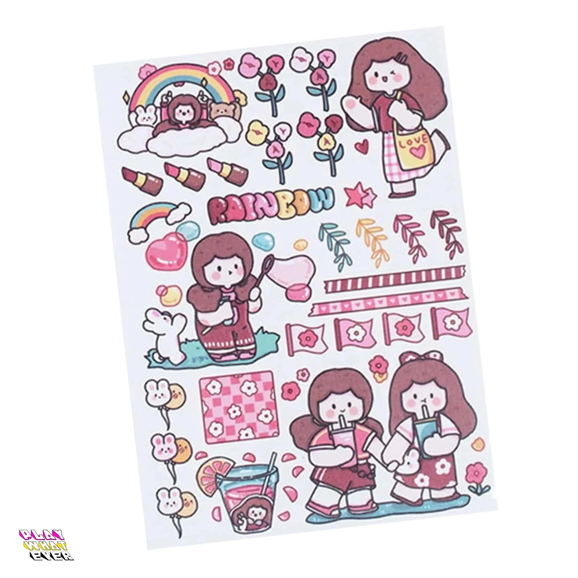 Enjoying Life of Colors Sticker Sheet - Image 4
