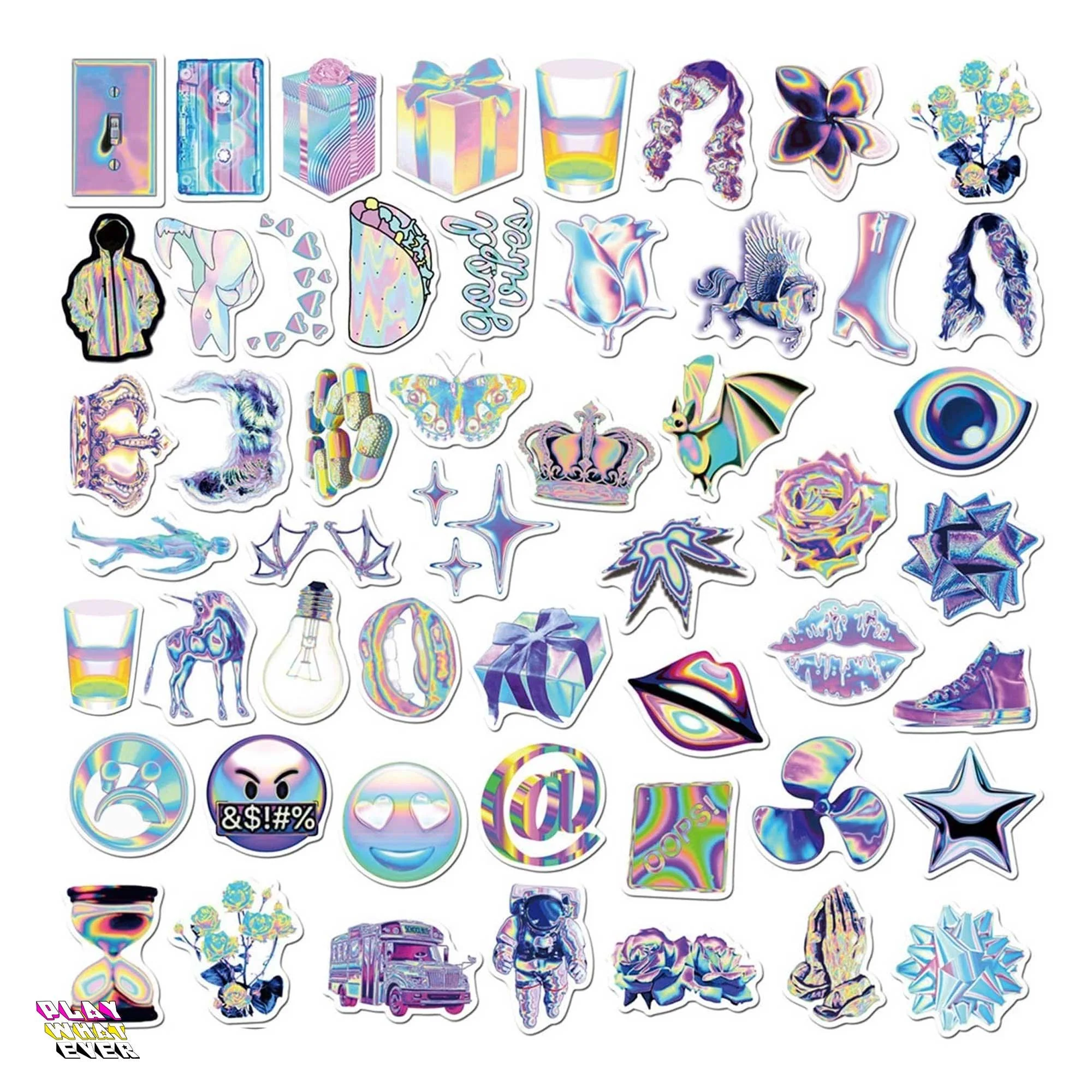 Fake Holo Culture Pop Stickers - Image 3