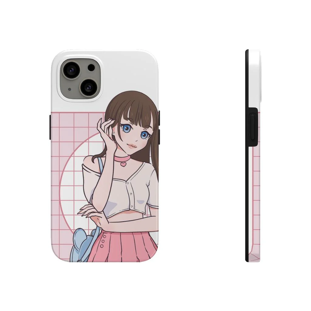 Fashion Model Anime Girl Tough Phone Case - Image 7