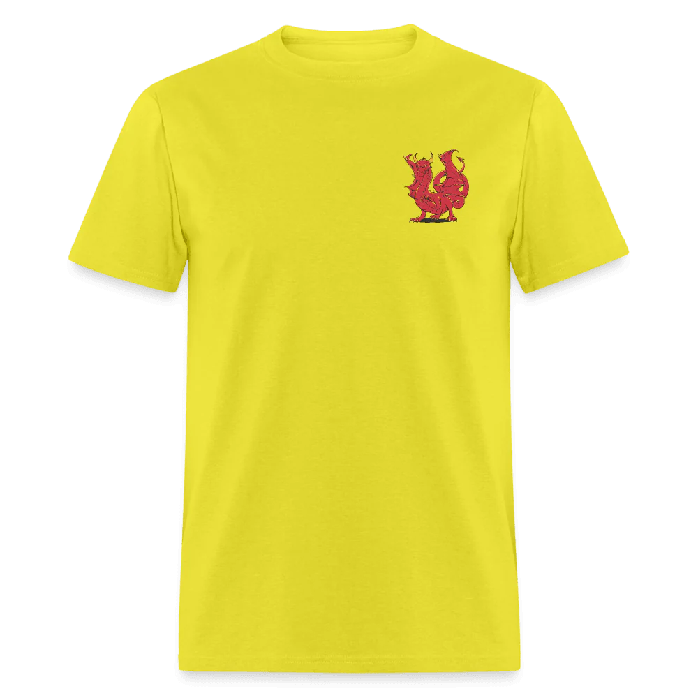 Flaming Dragon Unisex T-Shirt - Image 4