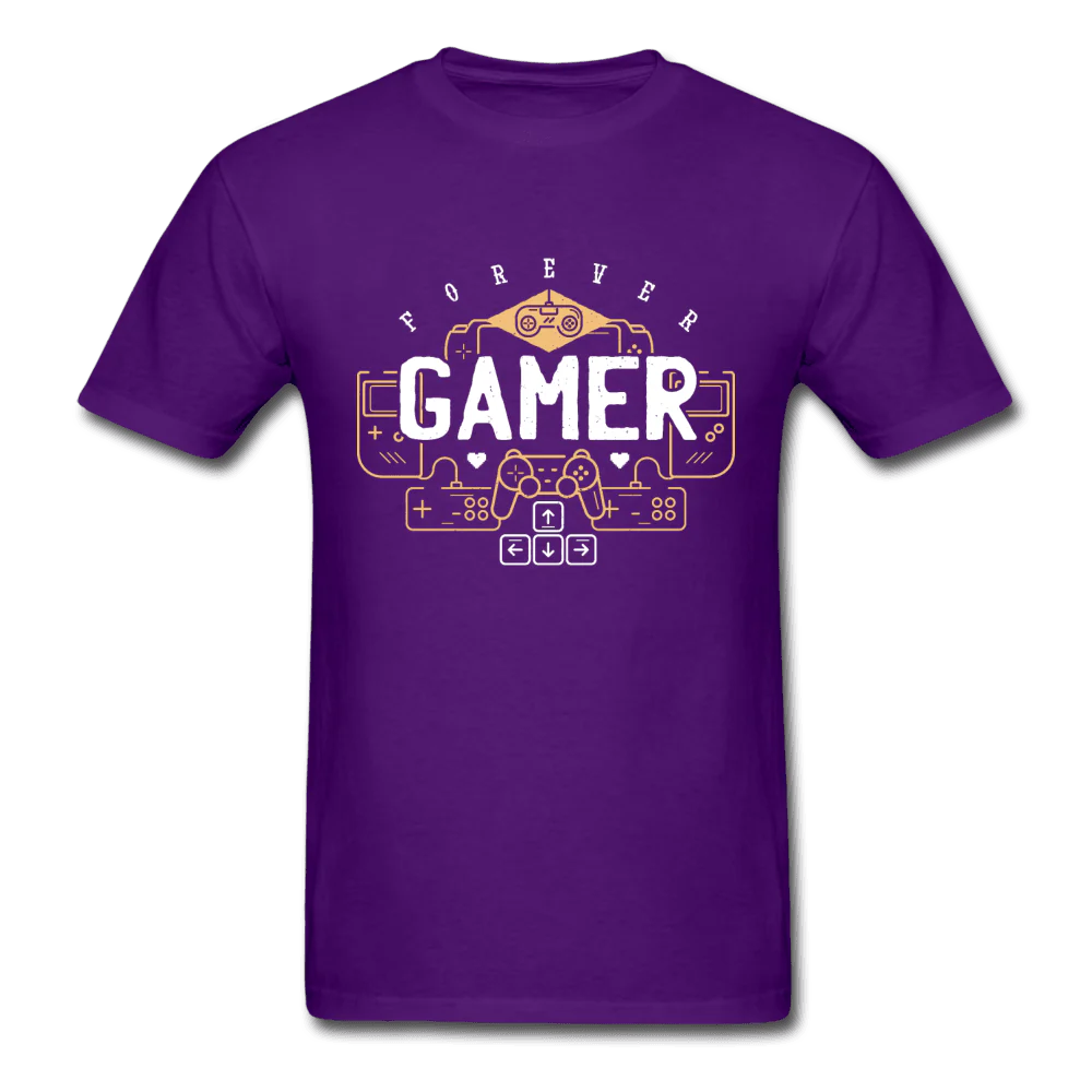 Forever Gamer Retro Gaming T-Shirt - Image 3
