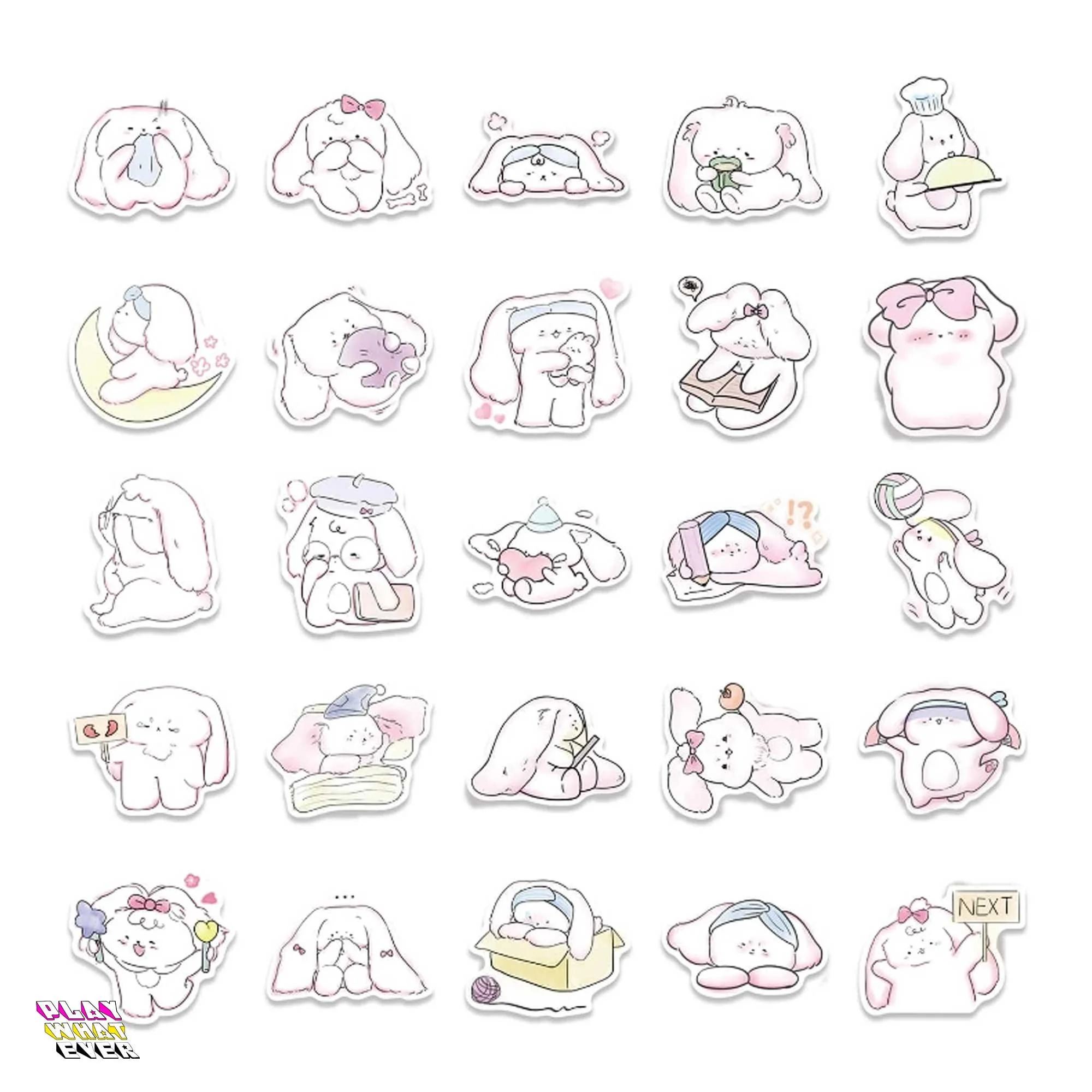 Funny Bunny Assorted Sticker Fun - Image 3
