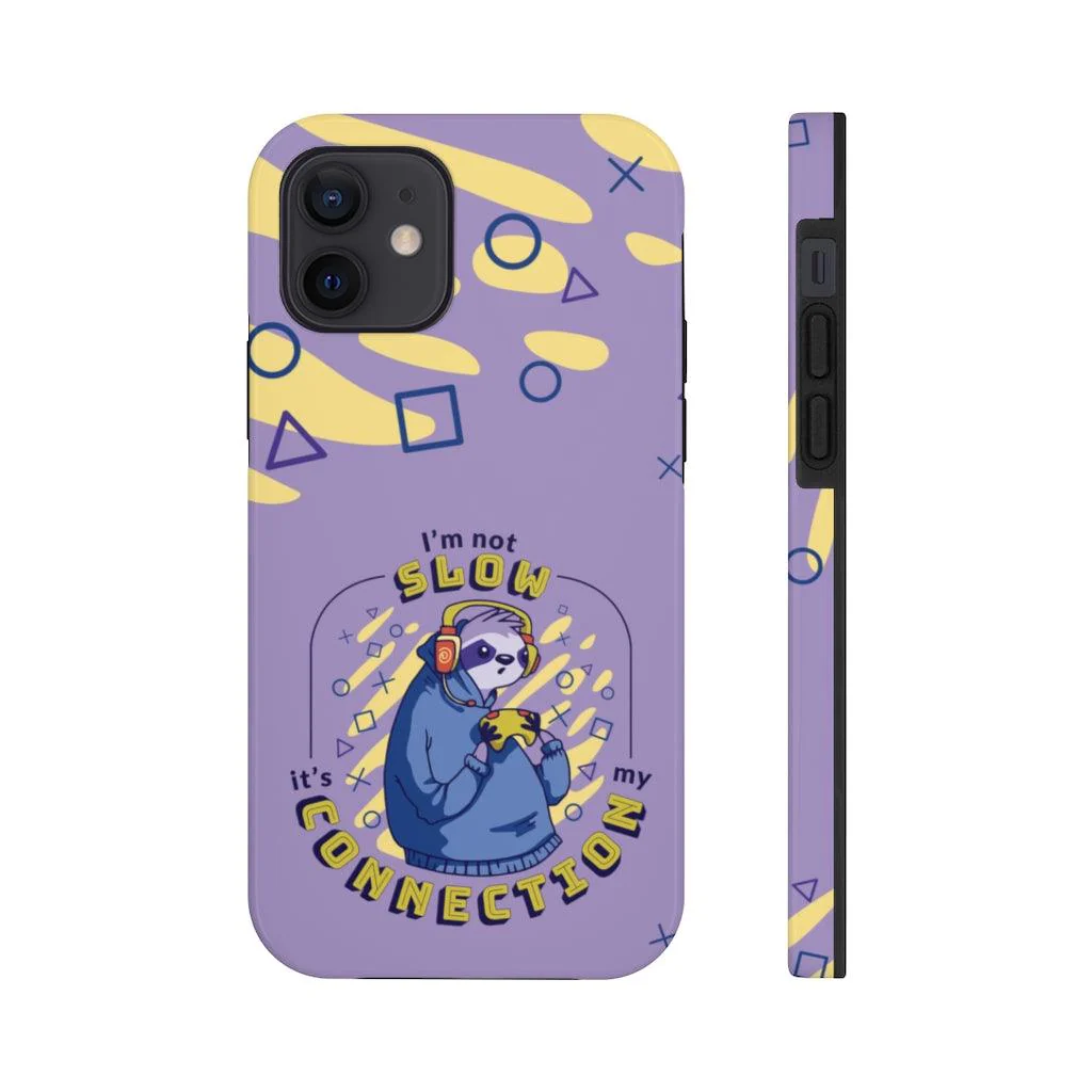 Funny Sloth Gaming Connection Problems Tough Phone Case - Image 6