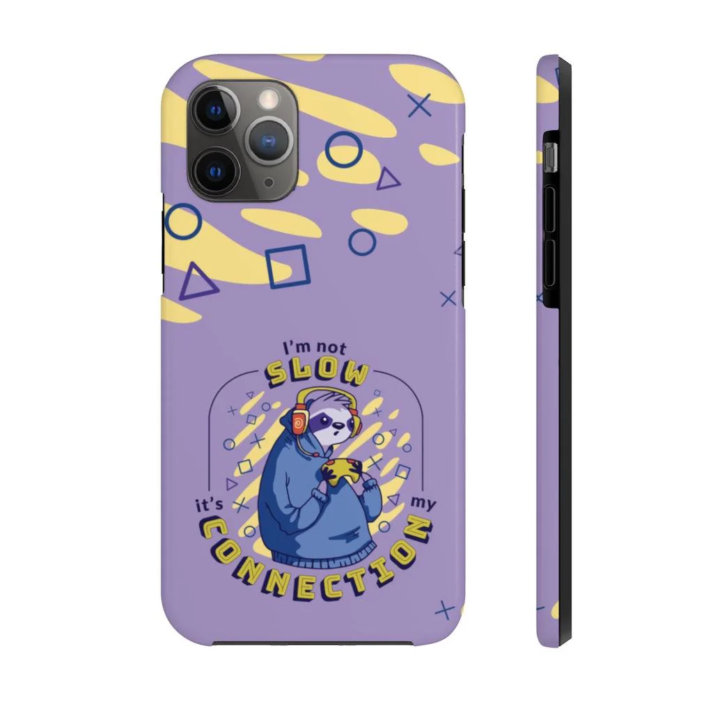 Funny Sloth Gaming Connection Problems Tough Phone Case - Image 8
