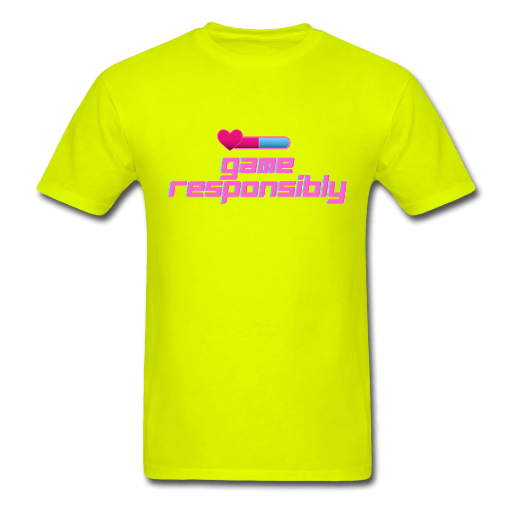 Game Responsibly Unisex Comfy Classic T-Shirt - Image 4
