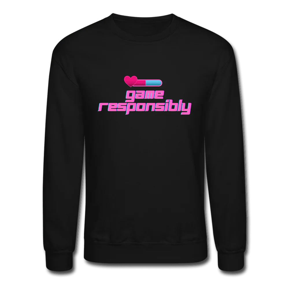Game Responsibly Unisex Crewneck Sweatshirt - Image 4