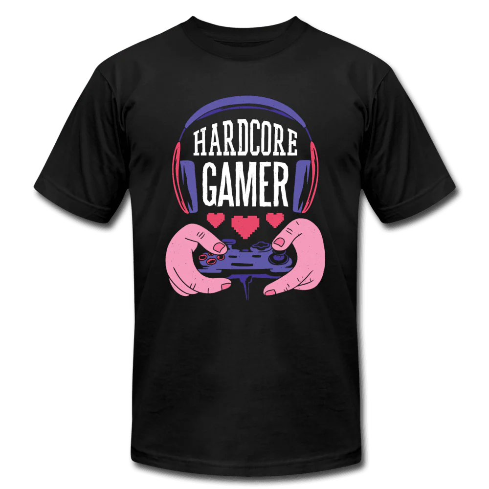 Hardcore Gamer Loving Gaming Unisex T-Shirt